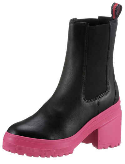 Tommy Jeans »TOMMY JEANS COLOR OUTSOLE BOOT« Chelseaboots mit Logoschriftzug