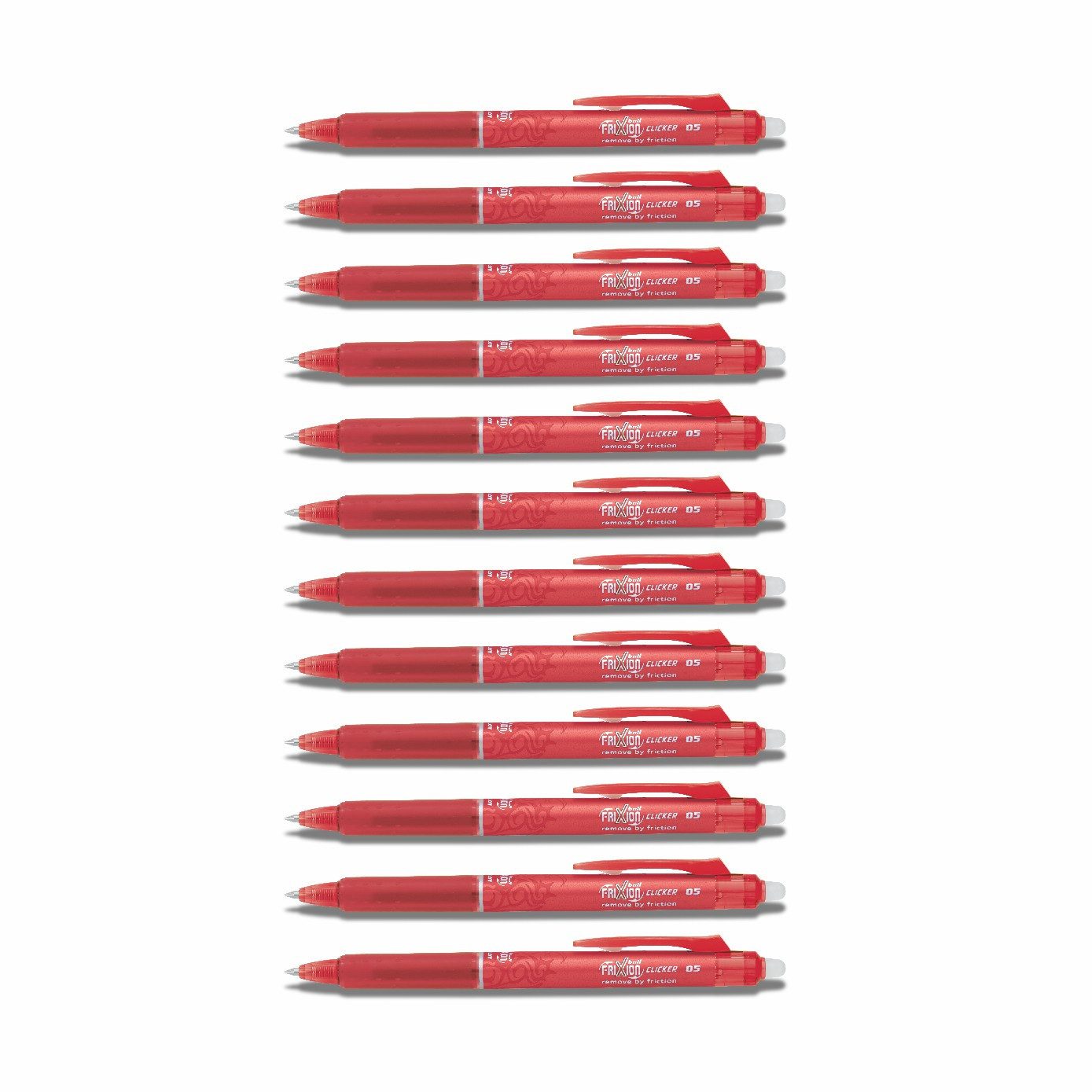 Pilot Pen Tintenroller Frixion Clicker 0.5, (12er-Set), radierbar