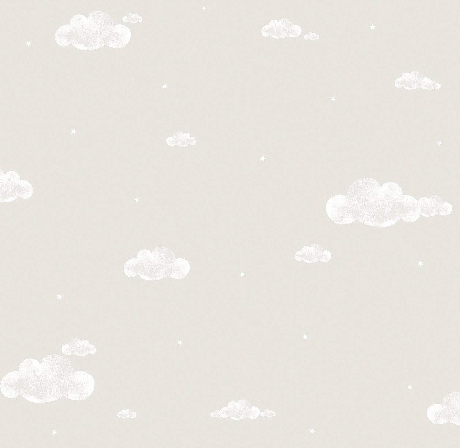 Sanders & Sanders Mustertapete kleine Wolken