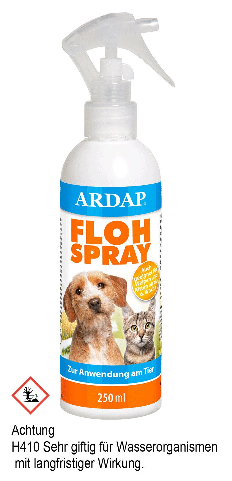 Insektenspray ARDAP® Flohspray zur Anwendung am Tier 250ml