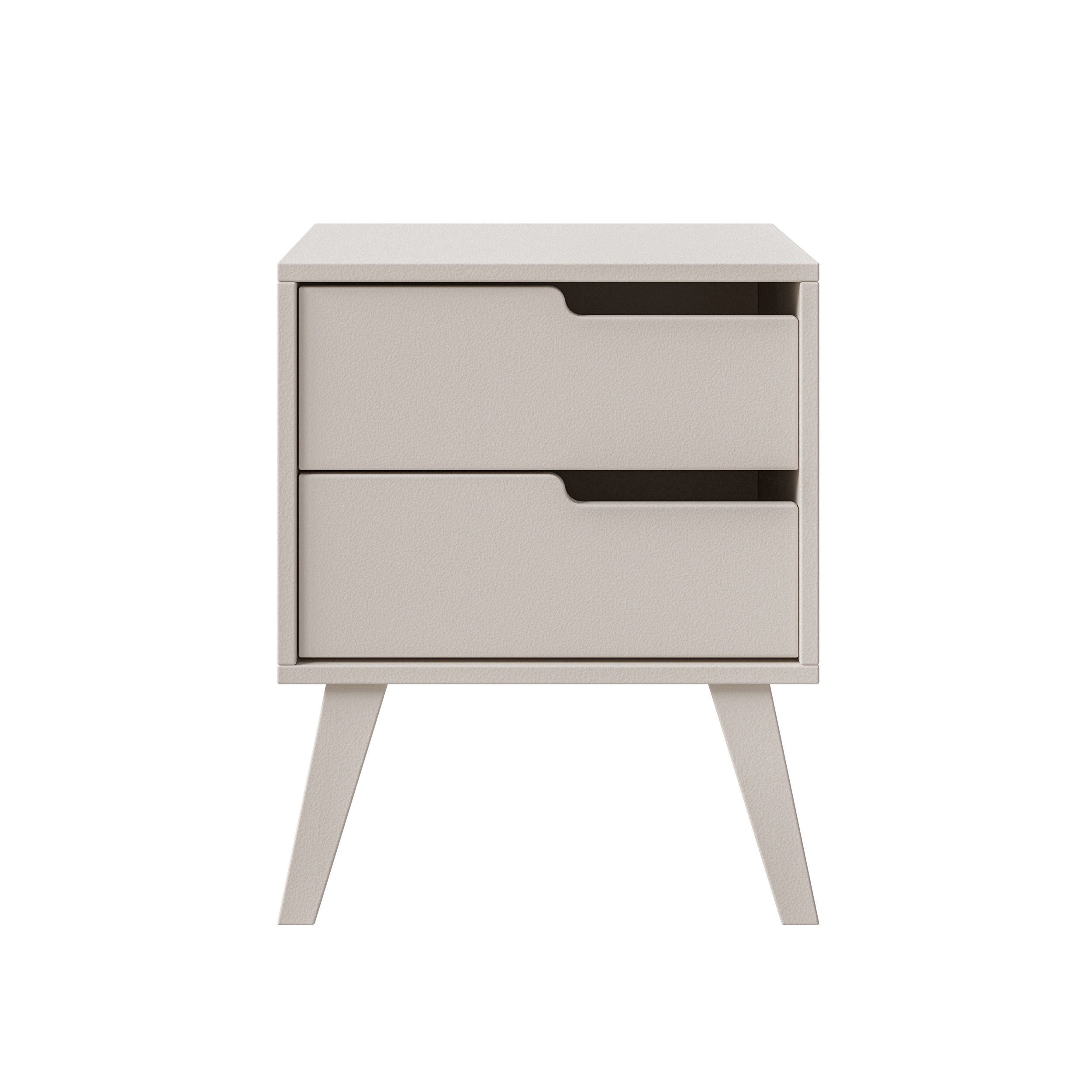 Beautysofa Nachttisch NOREL modernes Design mit zwei Schubladen (erhältlich günstig online kaufen