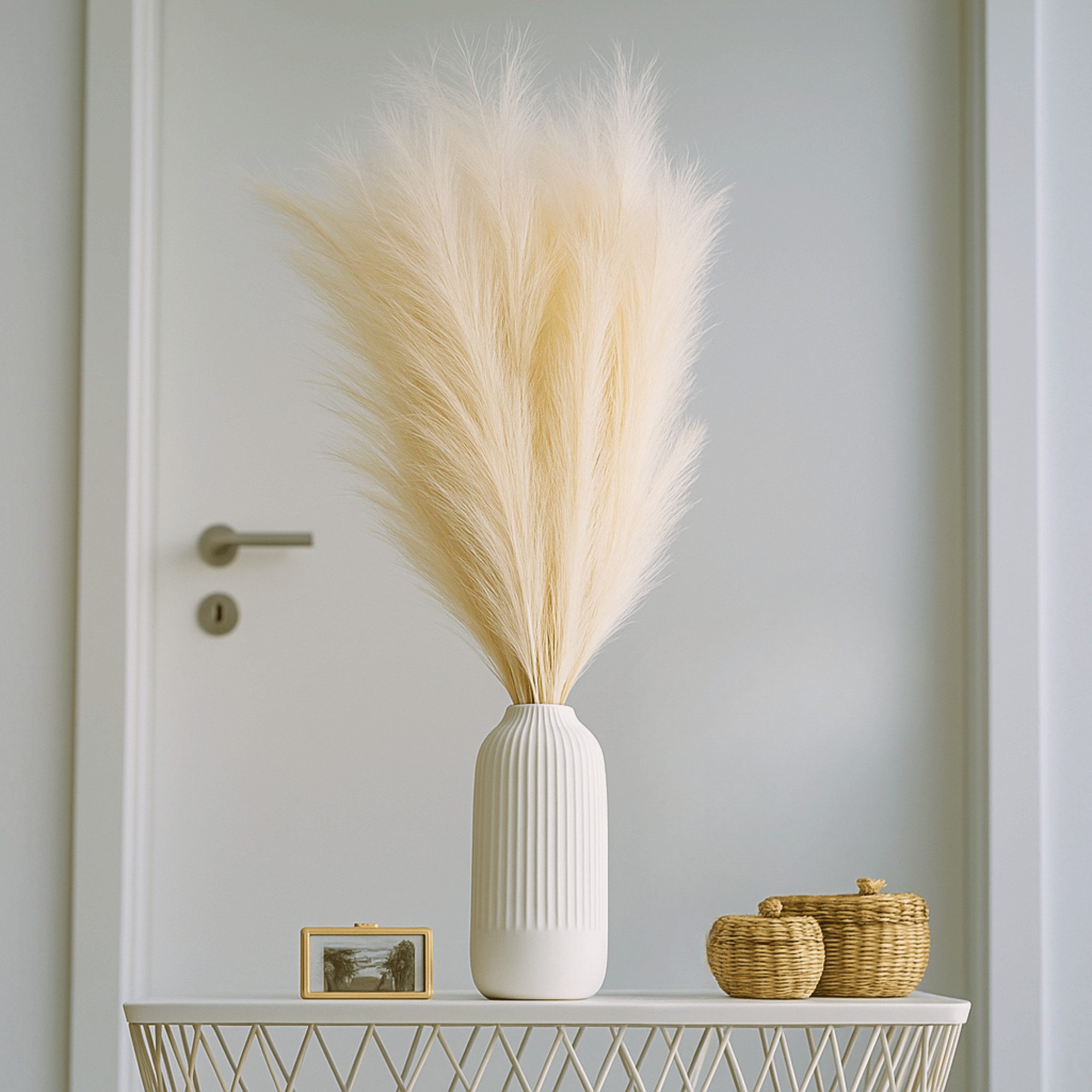 Kunstpflanze Layba Künstliches Pampasgras in Beige – 3er-Set Pampas gras, L günstig online kaufen