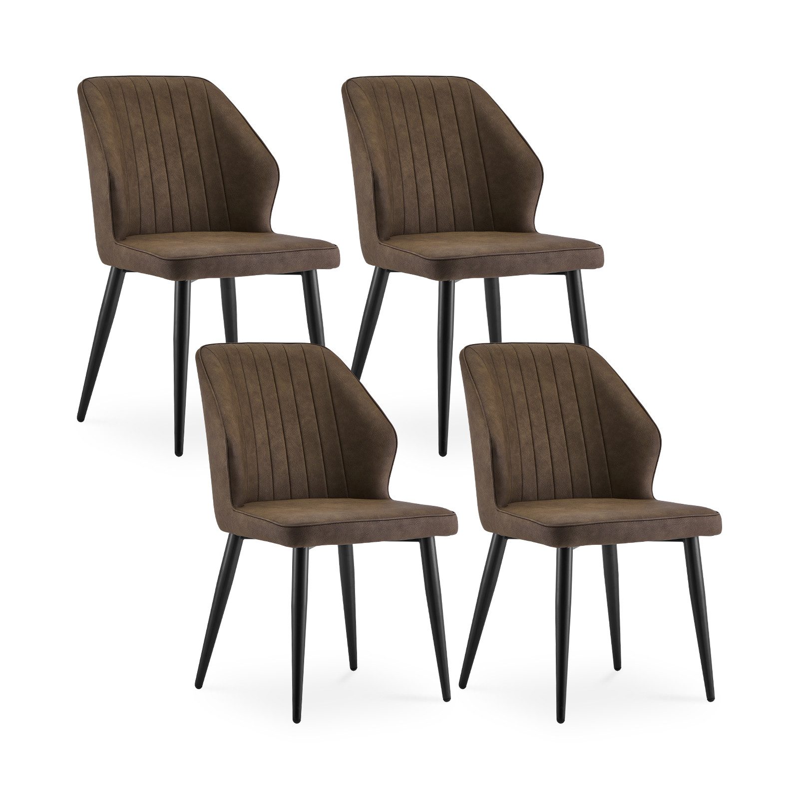 Ofcasa Esszimmerstuhl Kunstlederstühle (4er Set), Wohnzimmerstühle günstig online kaufen