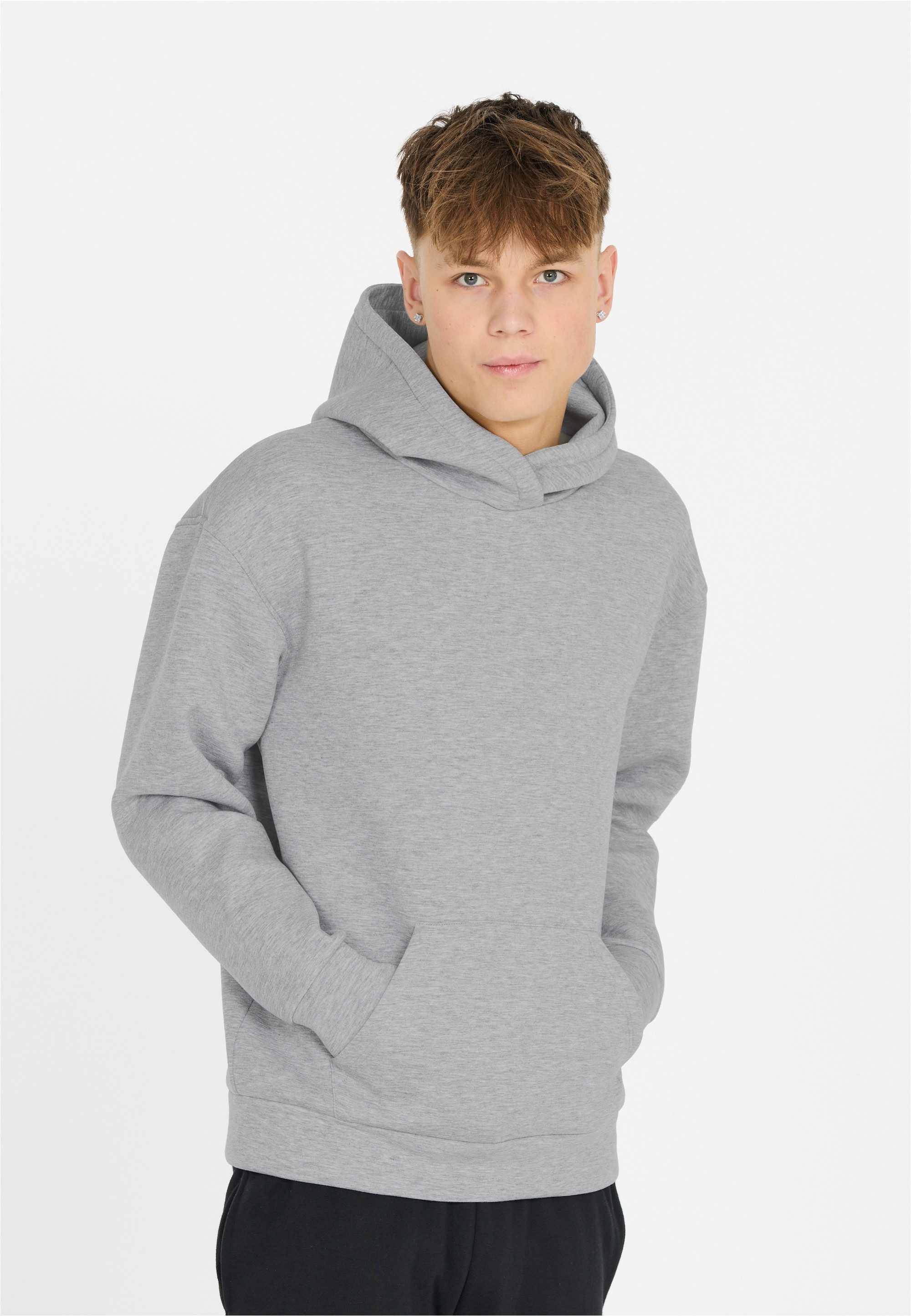 Les'Arcs Kapuzensweatshirt Sepat aus superweichem Materialmix