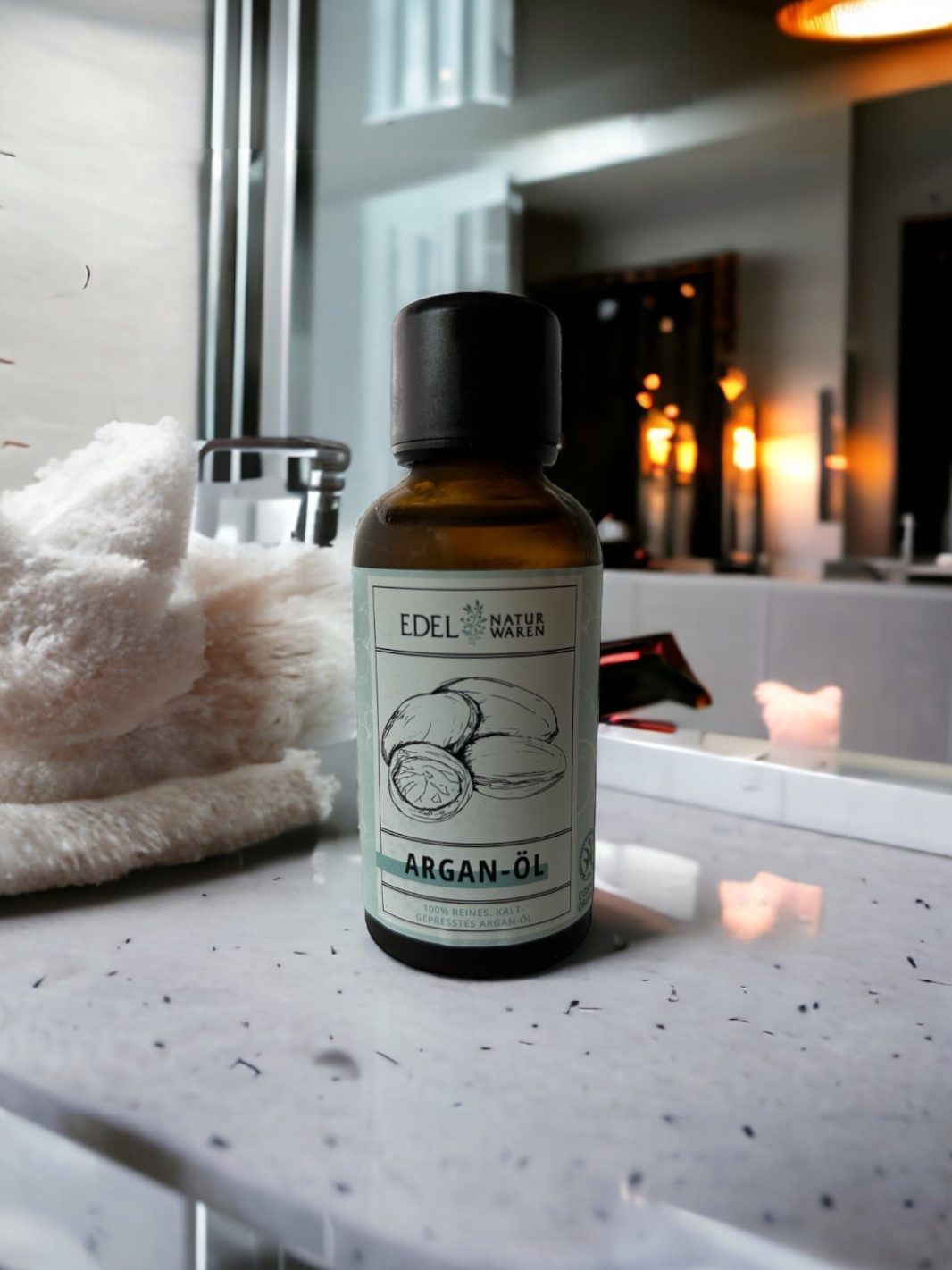 Edel Körperöl Arganöl, 1-tlg., Körperöl für Haut- und Haare 50 ml