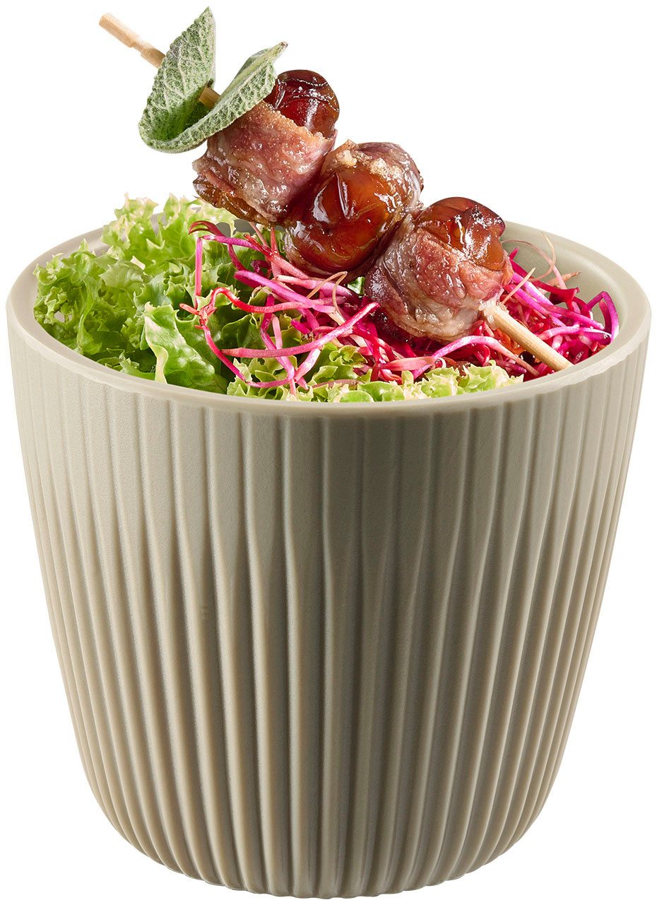 APS Schale 6er Set Dipschälchen "LINEO" Ø 8,5 cm, Höhe ca. 7,5 cm, 180 ml, Melamin, (Set, 6-tlg), ideal für die Präsentation von Dips, Saucen und kleinen Beilagen