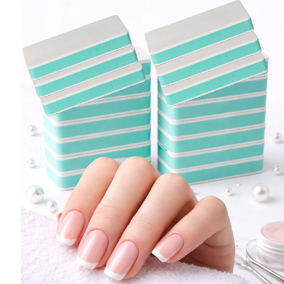 Sun Garden Nails Polierblock 20x Polierblock für Fingernägel-Doppelseitig-, 20-tlg., Doppelseitiger Polierblock