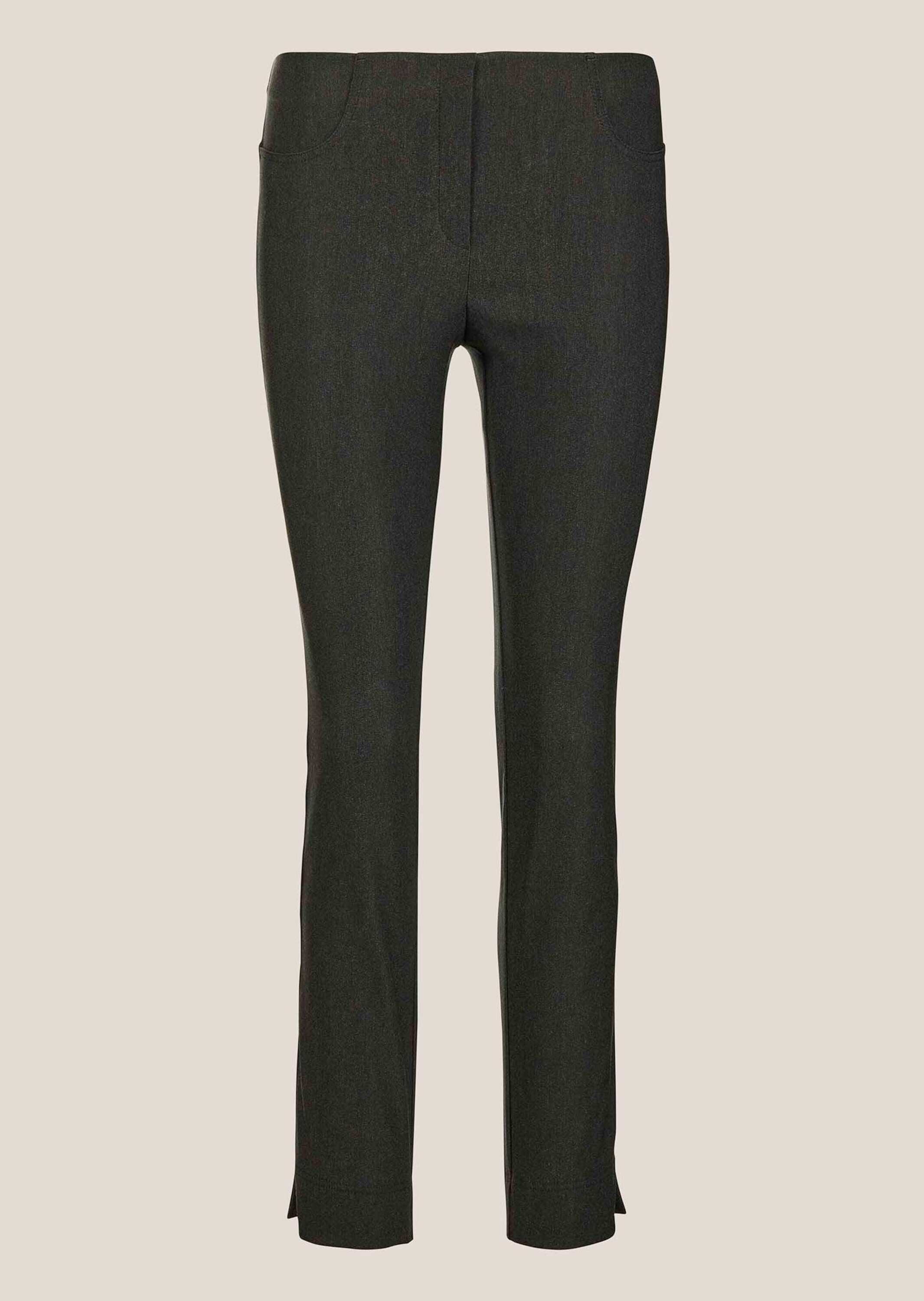 Stoffhose Schlanke Stretch-Hose zum Schlüpfen