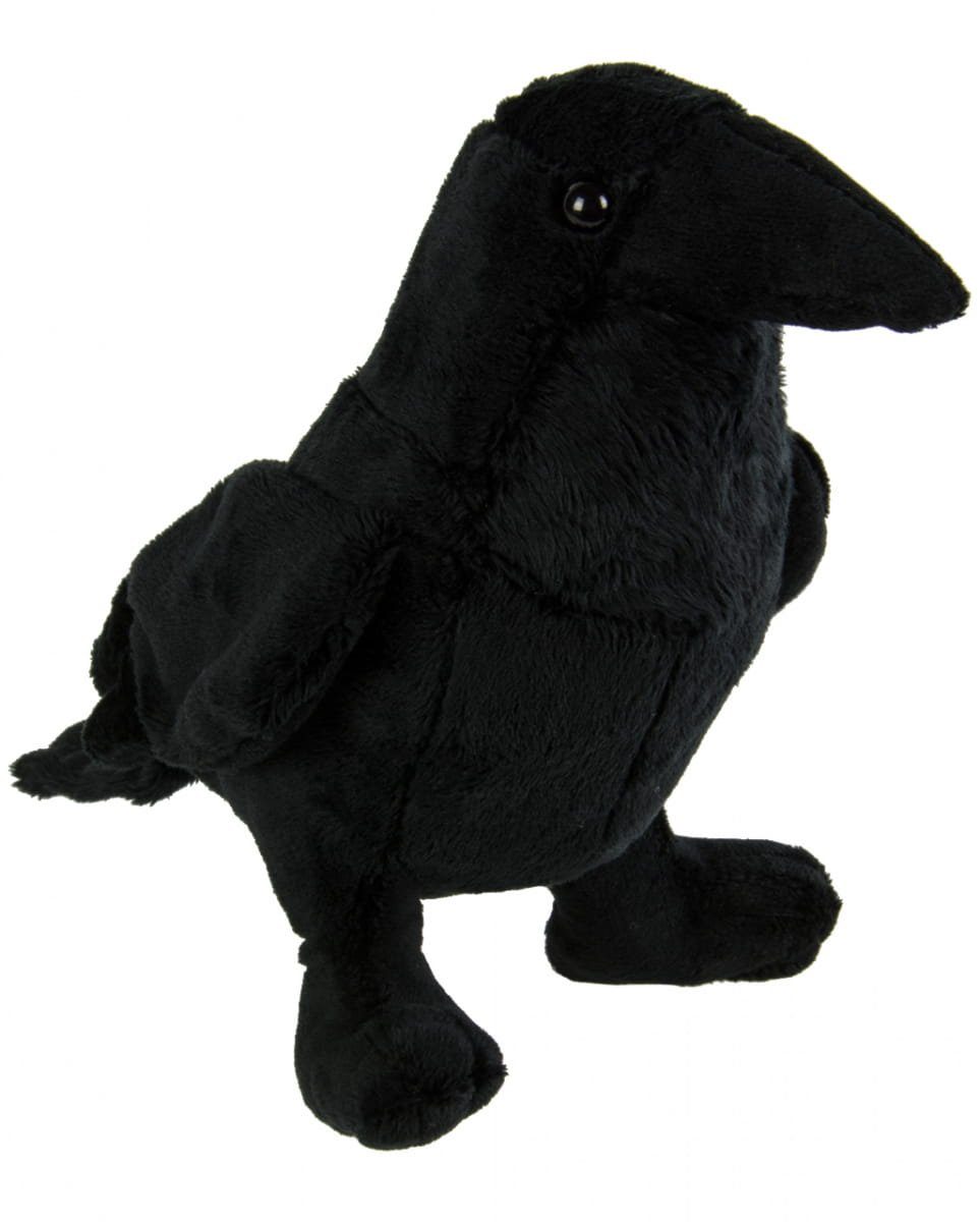 Cornelißen Plüschfigur Plüsch Rabe 19cm als Geschenk für Kinder & Hallowe