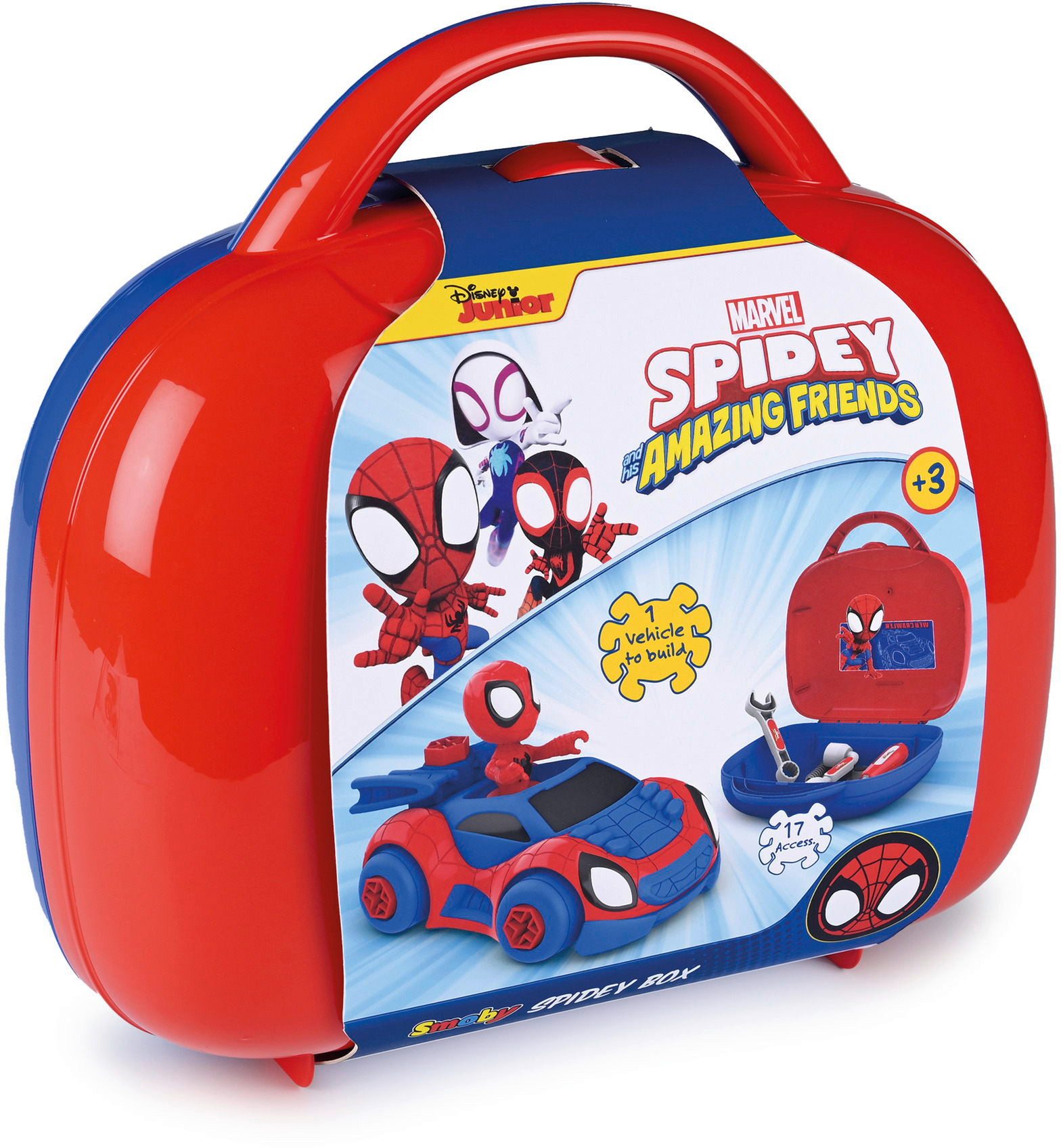 Smoby Spielzeug-Auto Spielwelt Werkstatt Spidey Werkzeugkoffer günstig online kaufen