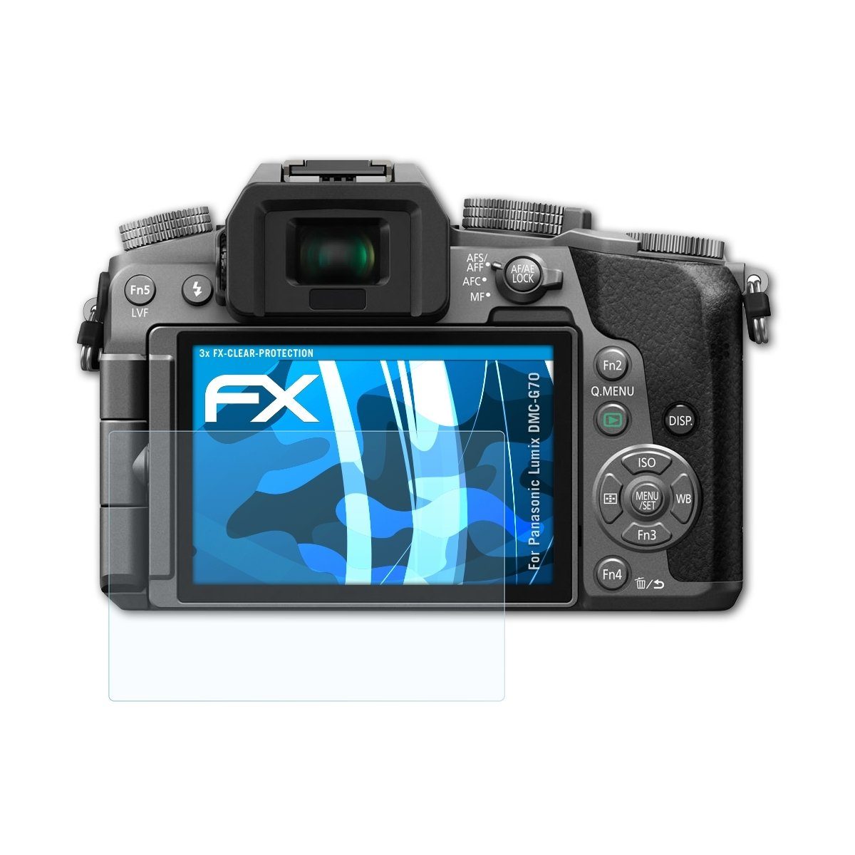 atFoliX Schutzfolie »Displayschutz für Panasonic Lumix DMC-G70«, (3  Folien), Ultraklar und hartbeschichtet online kaufen | OTTO