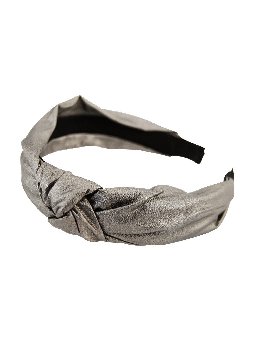 Haarreif Haarreif mit Knoten in Kunstleder Optik