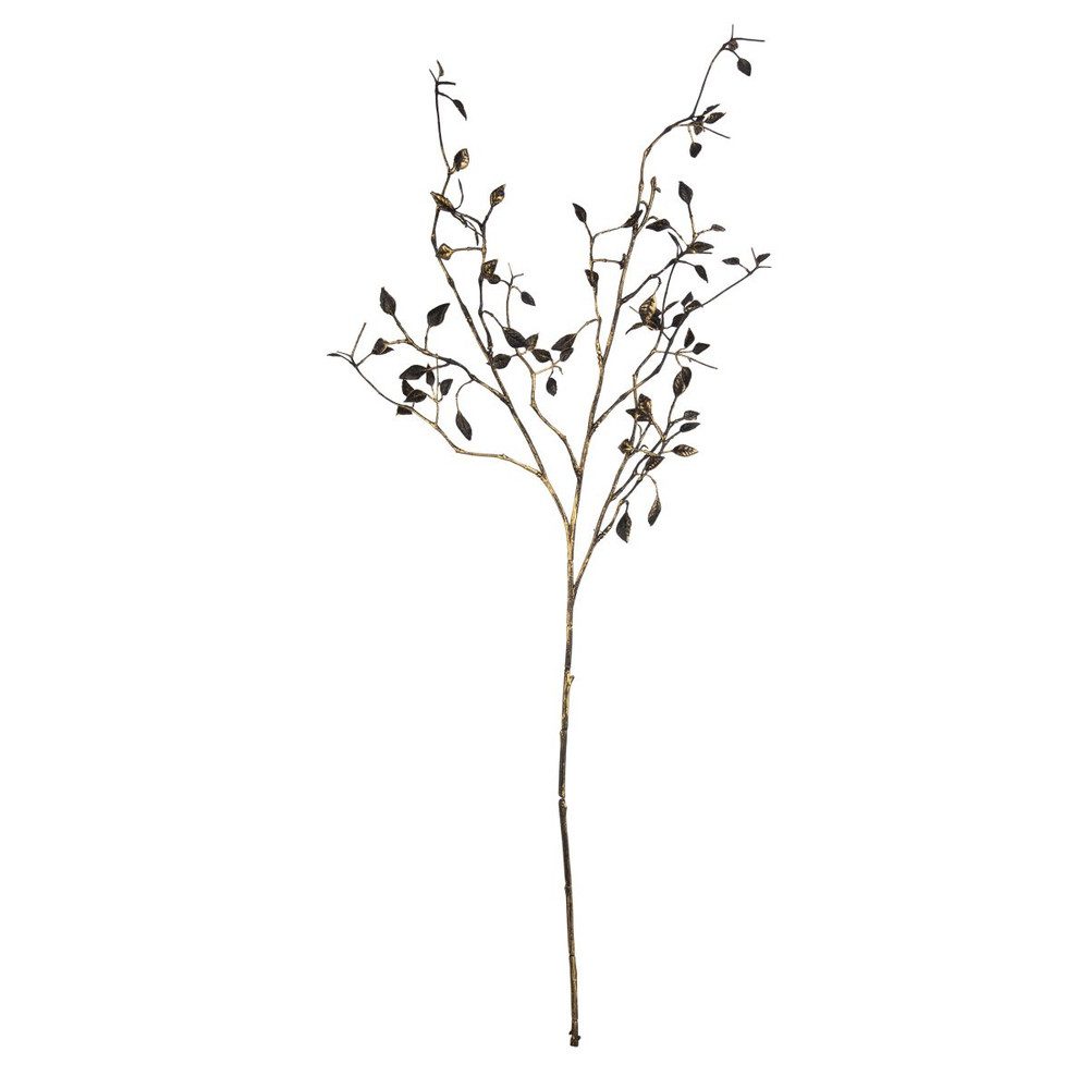 Kunstblume Dekozweig - schwarz/gold - ca. günstig online kaufen