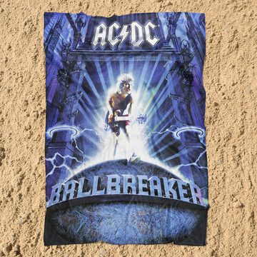 Wohndecke AC/DC Ballbreaker 150 x 200 weich und kuschelig Coral Fleecedecke, BERONAGE
