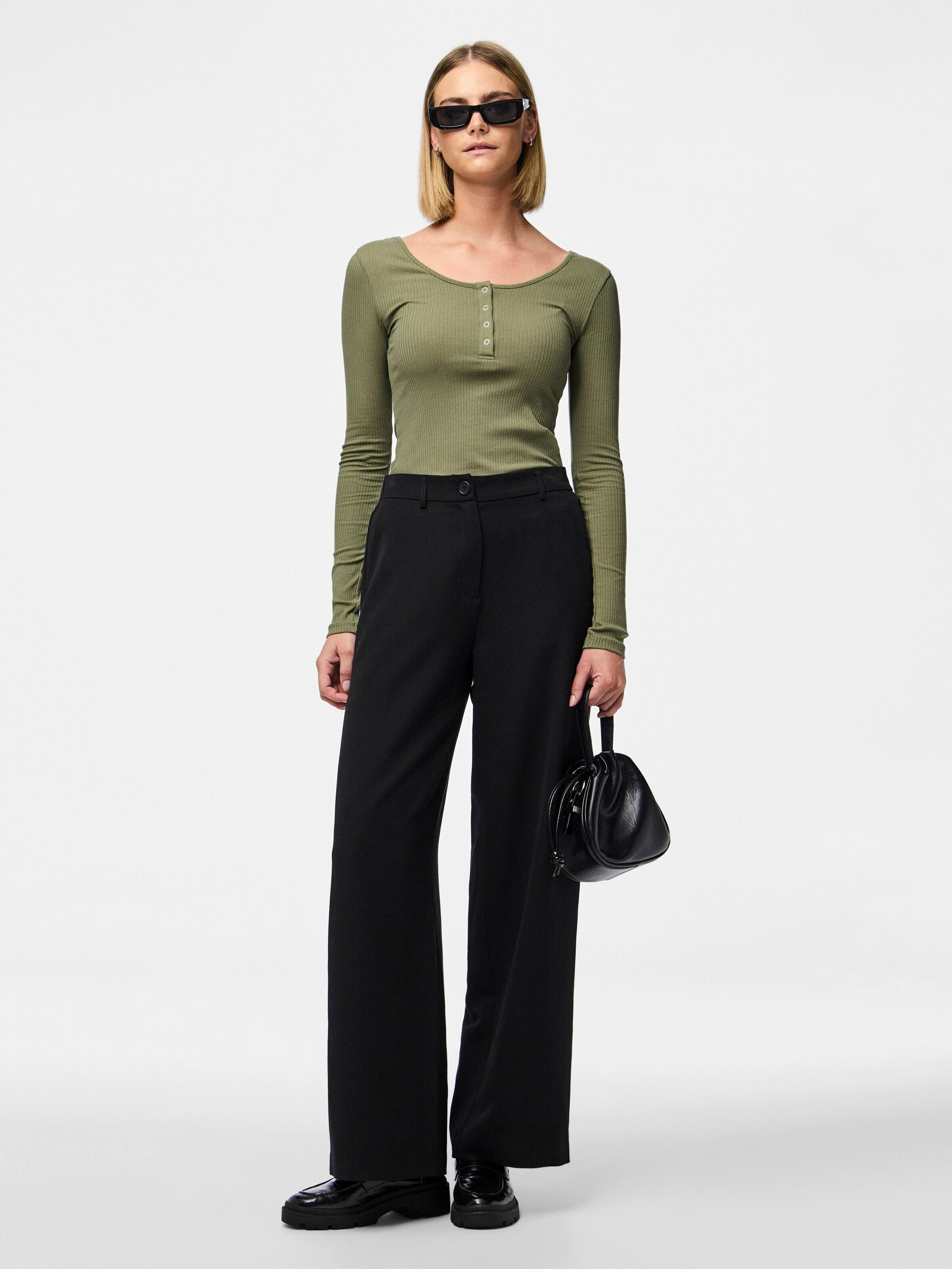 pieces Langarmshirt PCKitte (1-tlg) Plain/ohne Details – Bild 5 von 5
