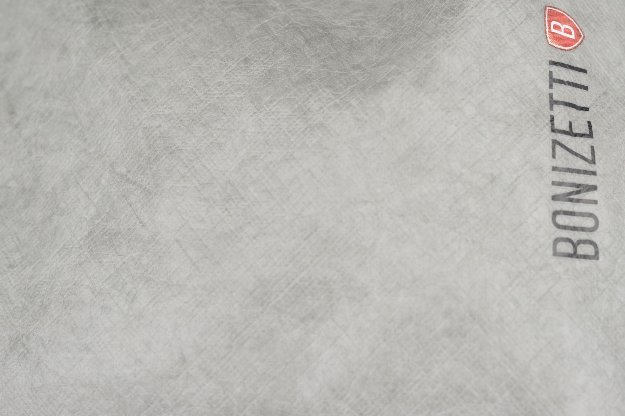 Bonizetti Handtasche Damentasche DARLING (28,5 × 12 × 45 cm, grau, 1-tlg), Kraftpapier, Ledergriff, geräumig, Shopper