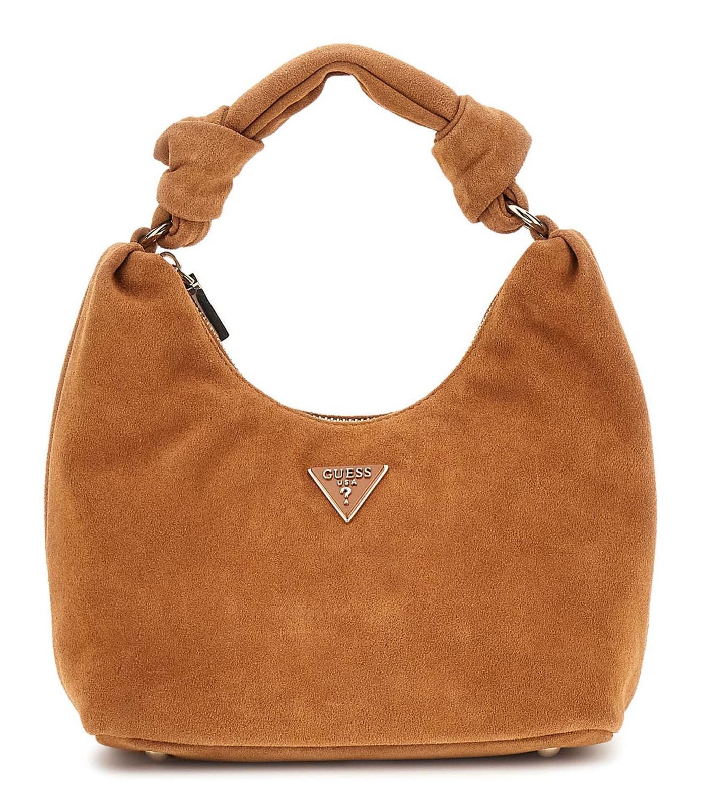 Guess Schultertasche Hobo Bag, aus echtem Leder