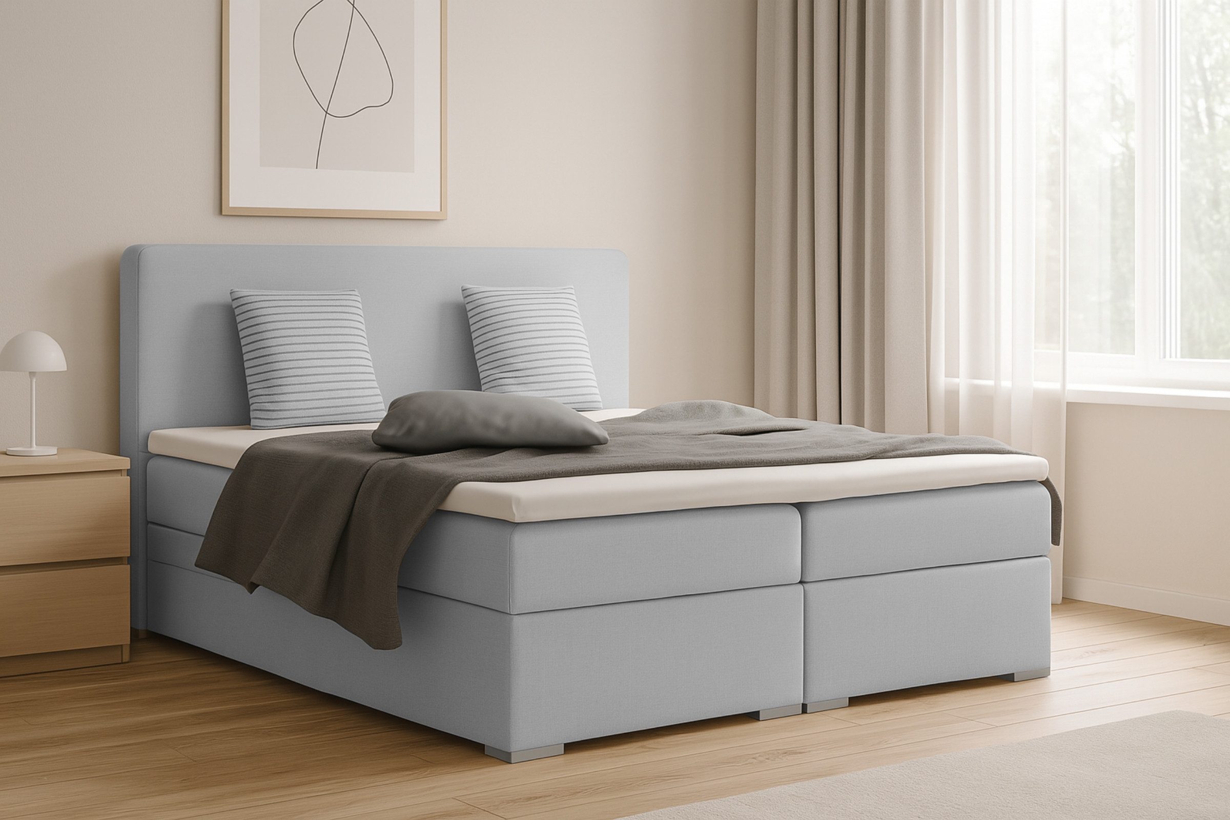 Deine Möbel 24 Boxspringbett BELLO Boxspring günstig online kaufen