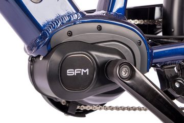 SAXONETTE E-Bike Deluxe Sport Man, 9 Gang Shimano Alivio Schaltwerk, Kettenschaltung, Mittelmotor, 418 Wh Akku