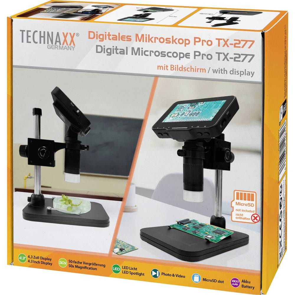 Technaxx Digitales Mikroskop Pro 5140 Labormikroskop