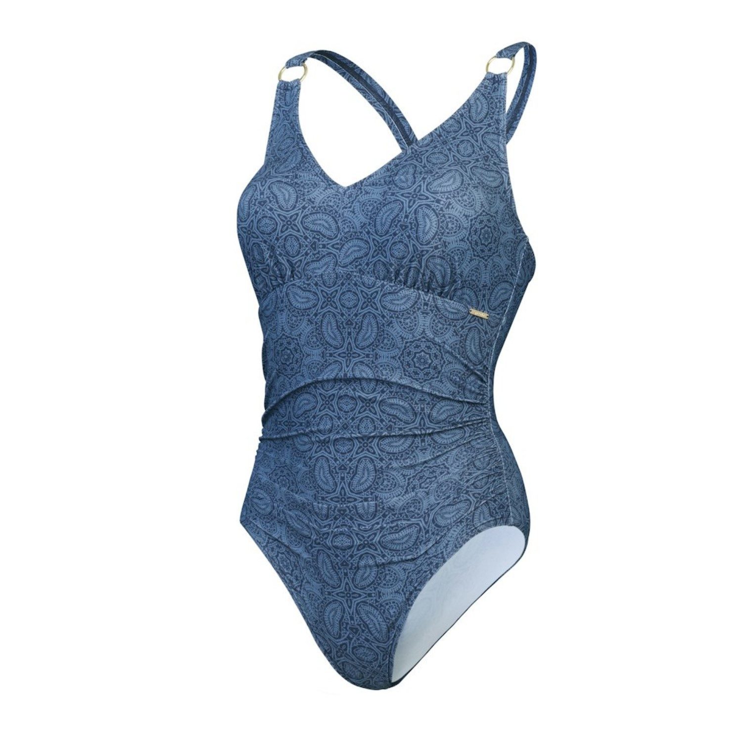 Speedo Badeanzug Shaping Printed V Neck günstig online kaufen