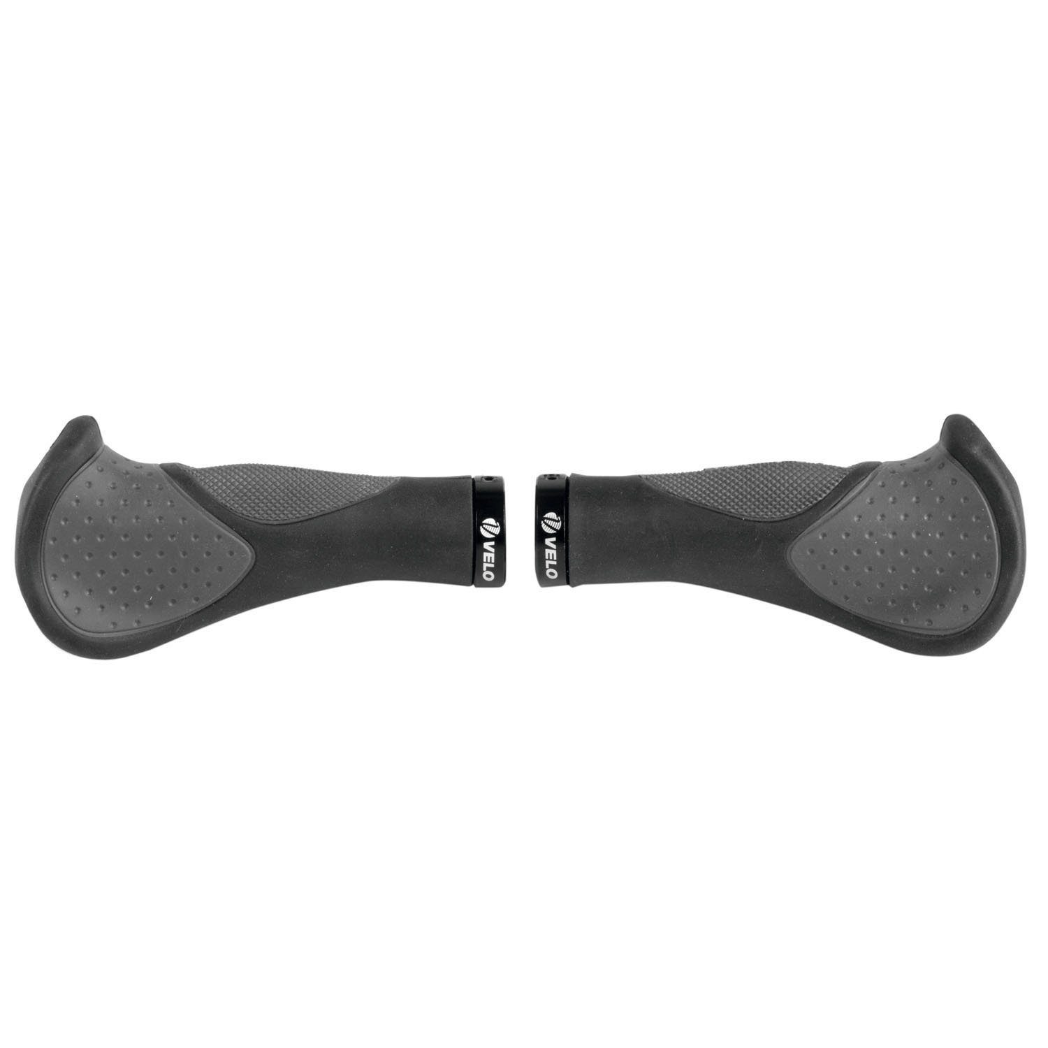 Fahrradlenkergriff ergonomische Form, Gelgriff, in Schwarz/Grau