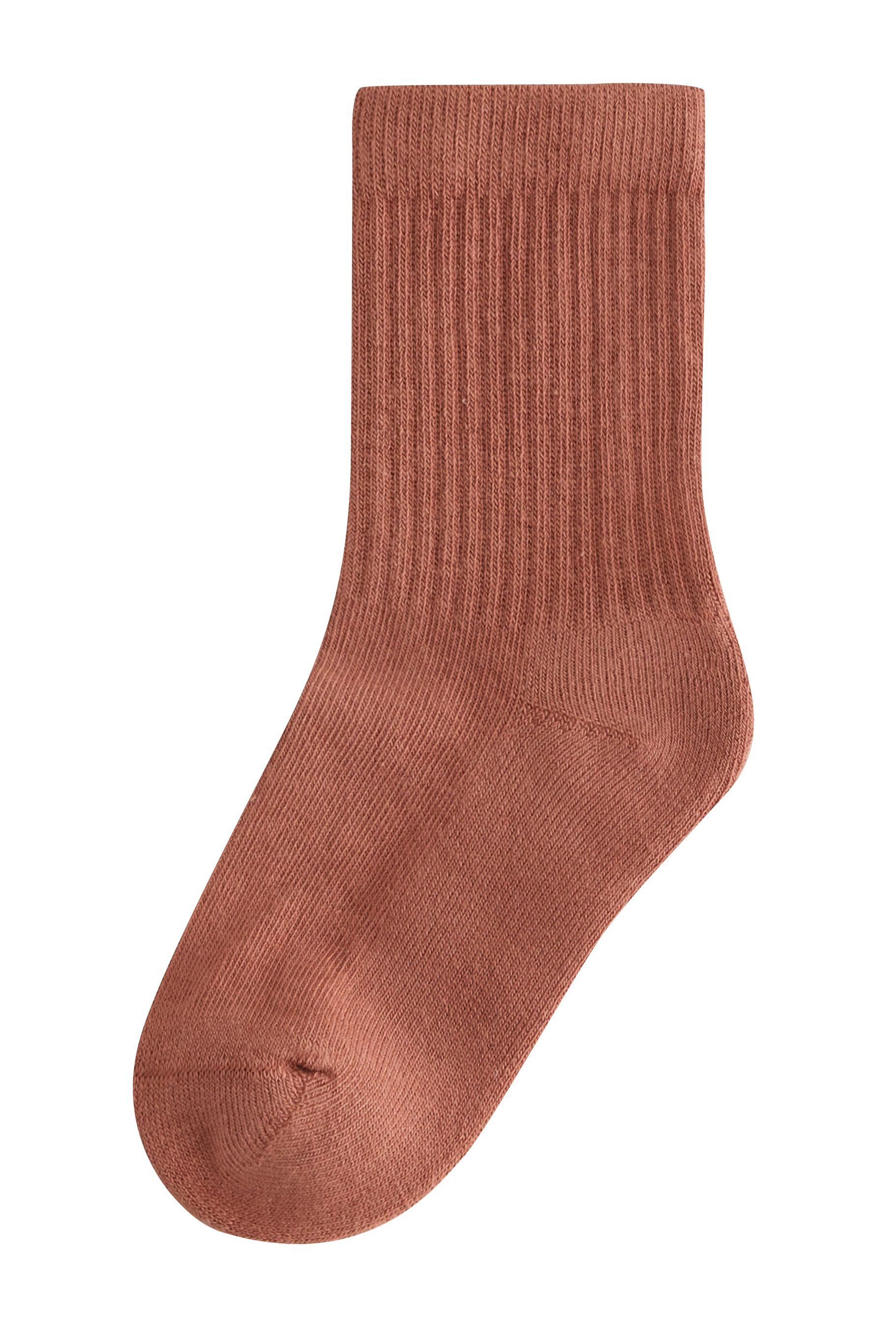 Next Kurzsocken Gerippte Socken mit Baumwolle im 5er-Pack (5-Paar) – Bild 2 von 5
