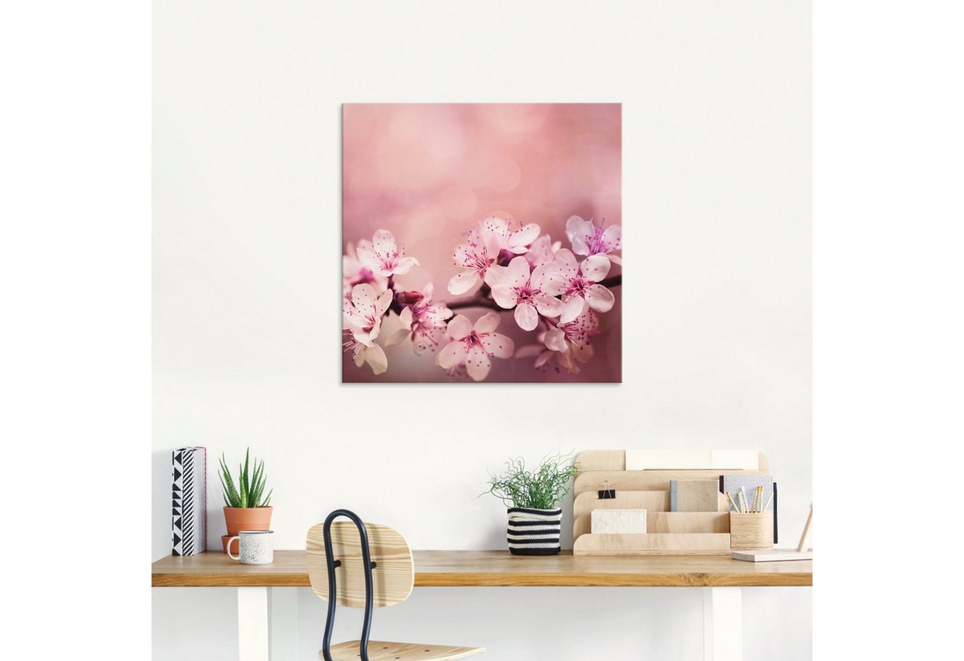 Artland Glasbild »Kirschblüten«, Blumen (1 Stück)-kaufen