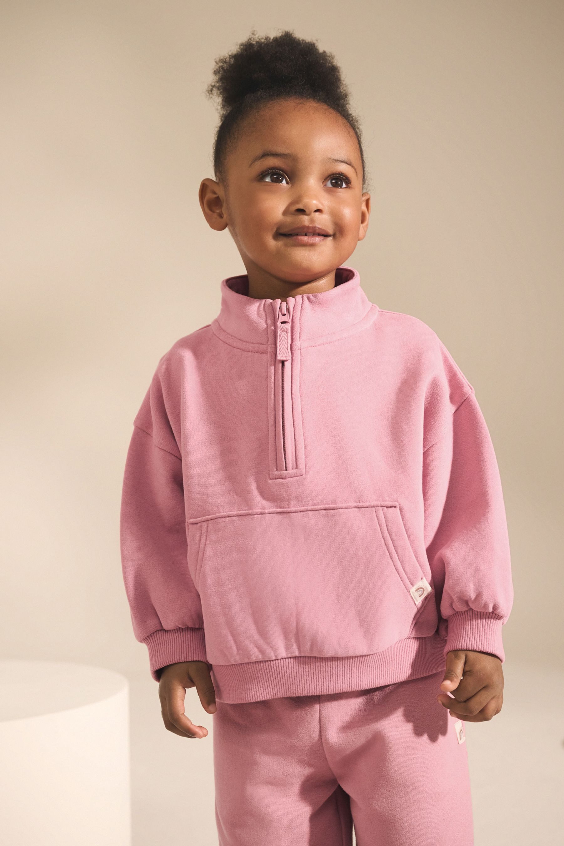 Next Sweatshirt Sweatshirt mit halblangem Reißverschluss (1-tlg) – Bild 5 von 5