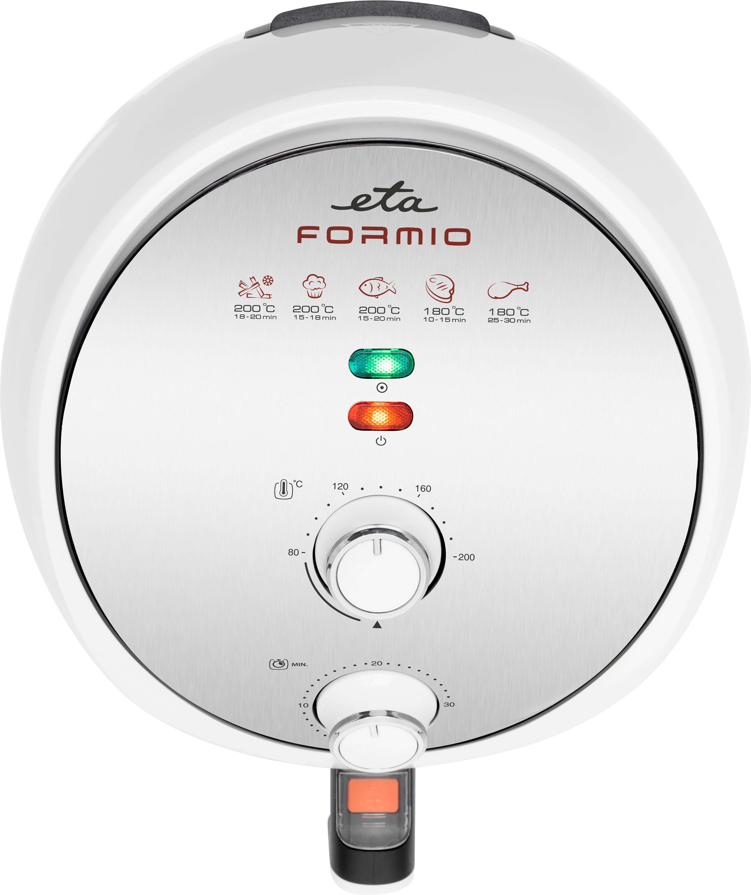 eta Heißluftfritteuse FORMIO ETA217290000, 1500 80–200 W, C 3,5-l-Behälter, von ° einstellbare Temperatur