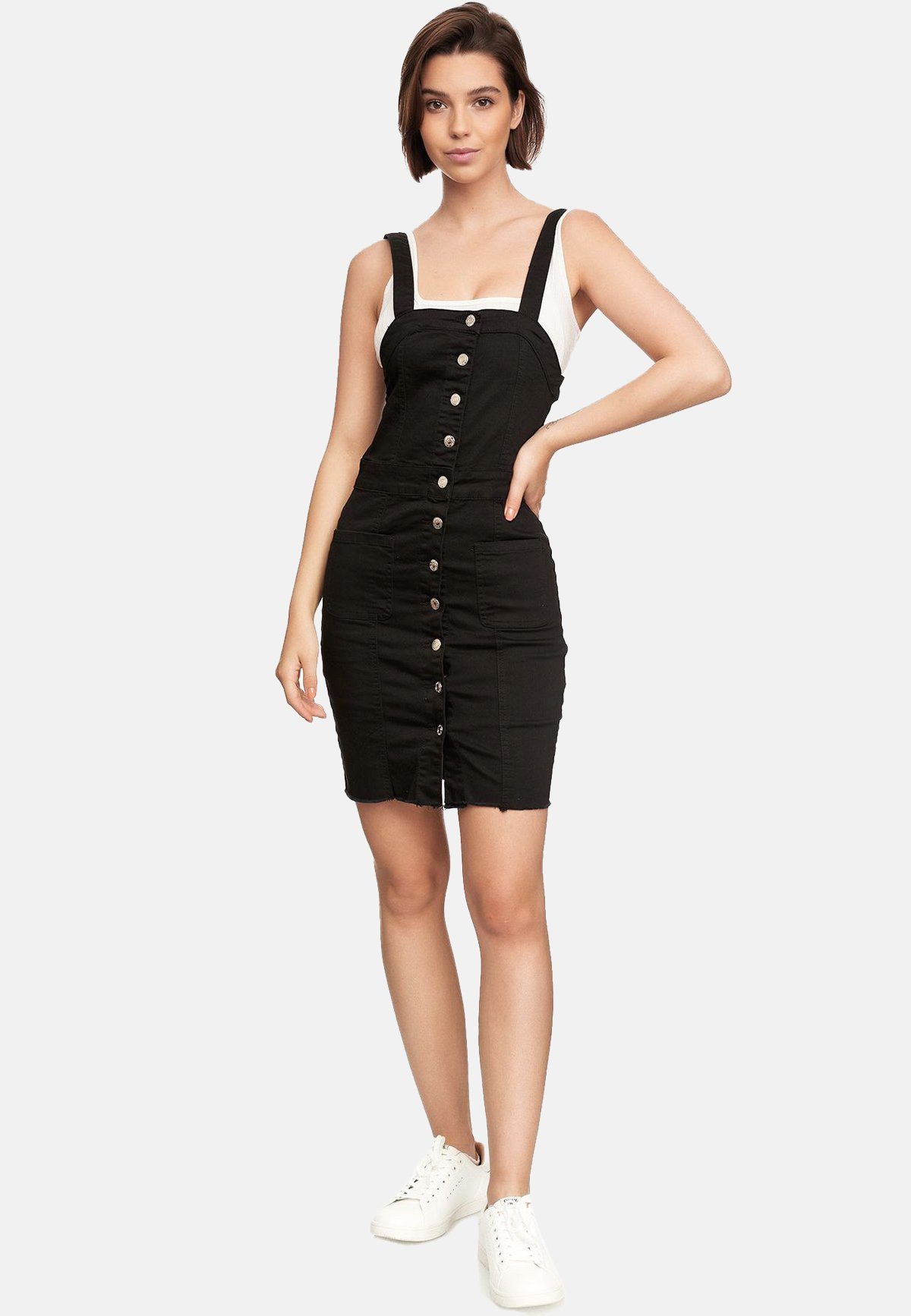 Egomaxx Overall Denim Jeans Latz Cocktail günstig online kaufen