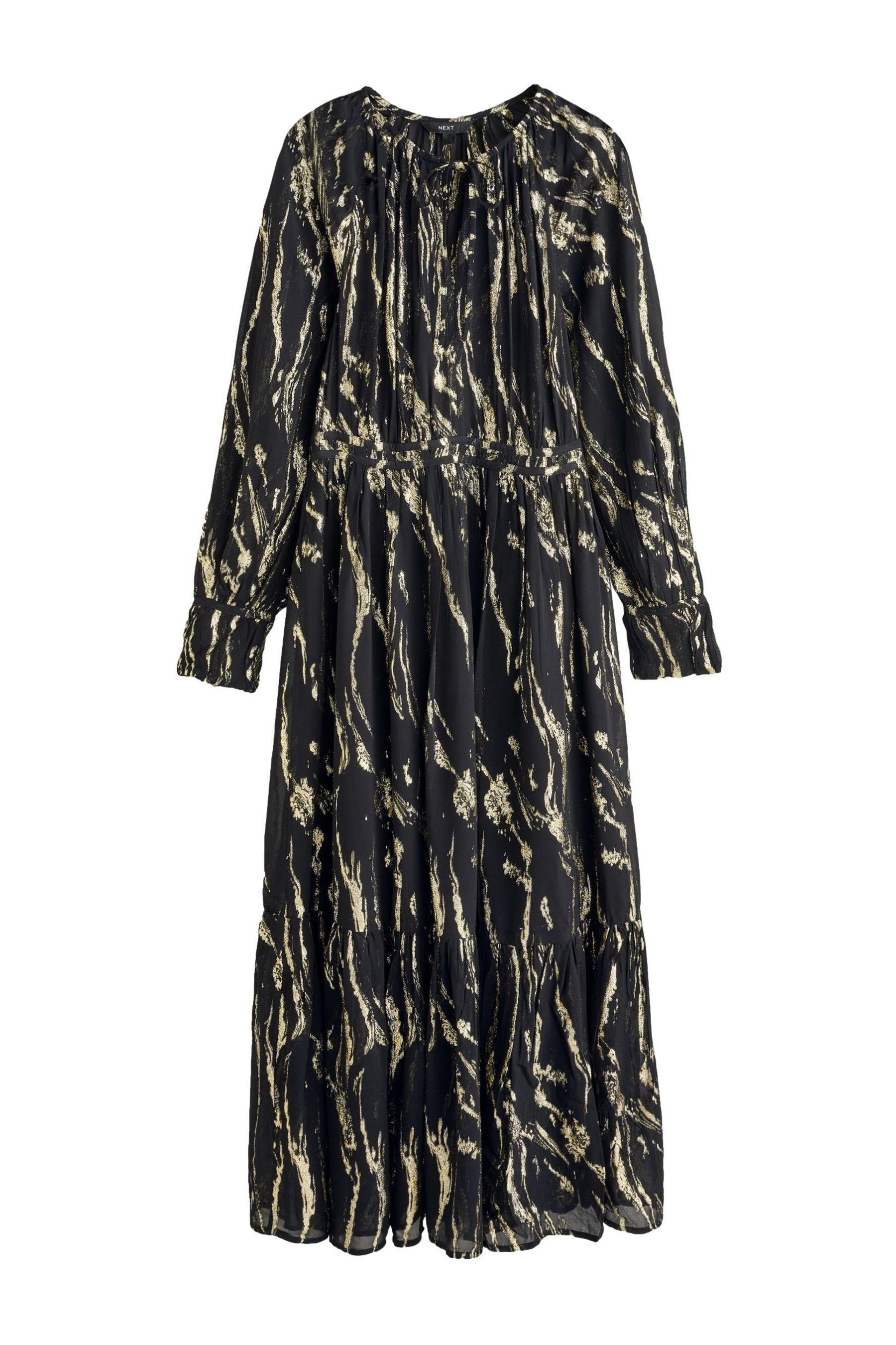 Next Midikleid Gestuftes Boho-Minikleid mit langen günstig online kaufen