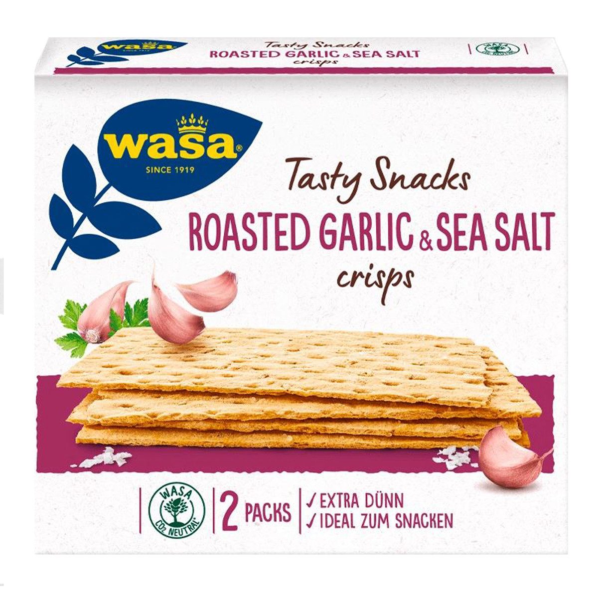 Wasa Brot, Wasa Tasty Snacks Roasted 190g