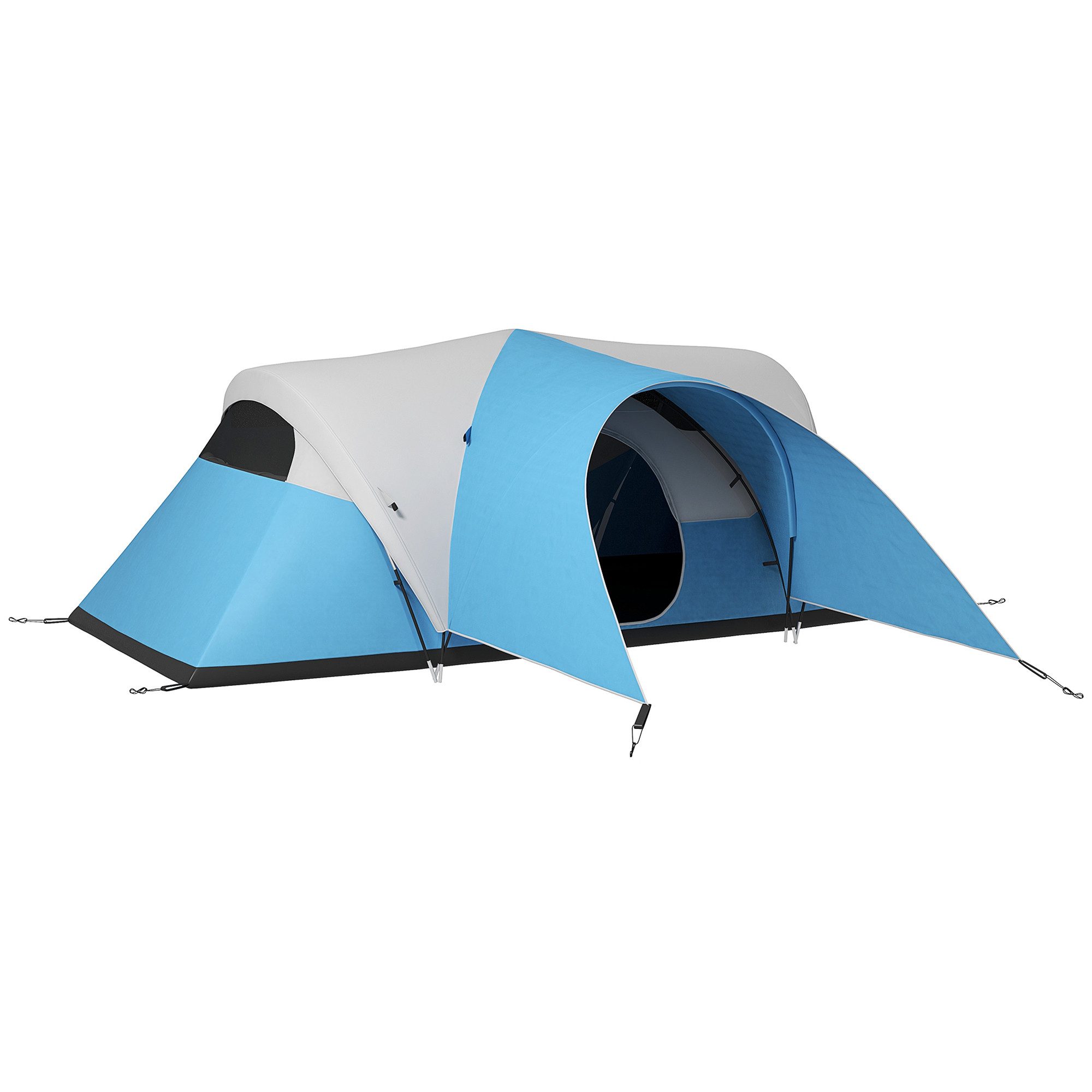 Outsunny Kuppelzelt wasserabweisend, für 6 Personen, günstig online kaufen