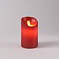 MARELIDA LED-Kerze »LED Kerze Twinkle Echtwachs bewegliche Flamme Auspustfunktion Timer H:12,5cm rot«, Bild 2