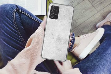 MuchoWow Handyhülle Marmor - Textur - Grau - Marmoroptik, Handyhülle Telefonhülle Samsung Galaxy A33