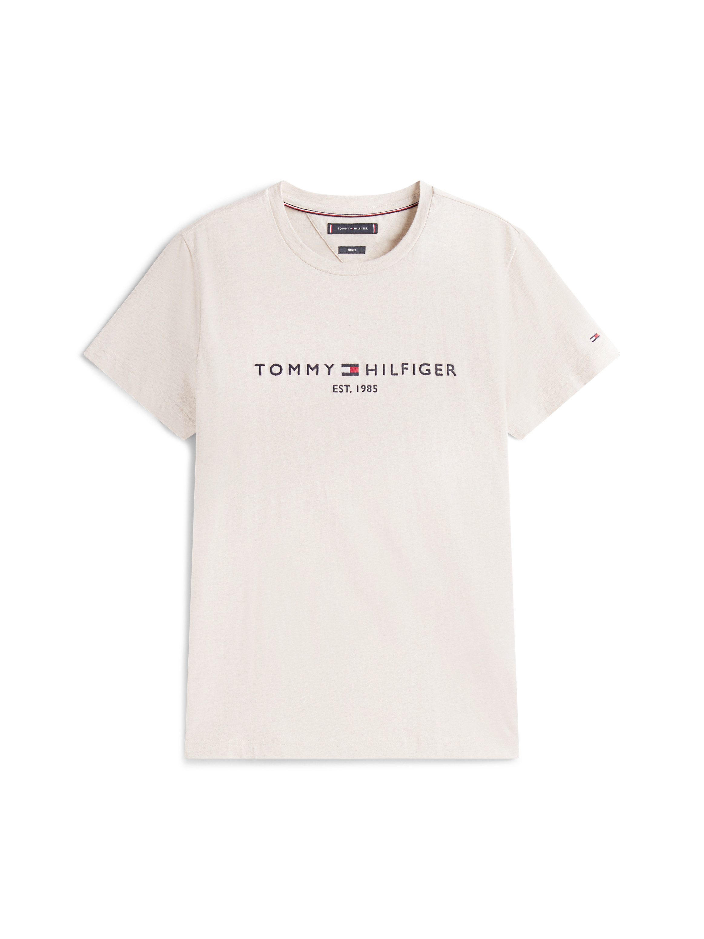 Tommy Hilfiger T-Shirt TOMMY LOGO aus reiner Baumwolle – Bild 4 von 5
