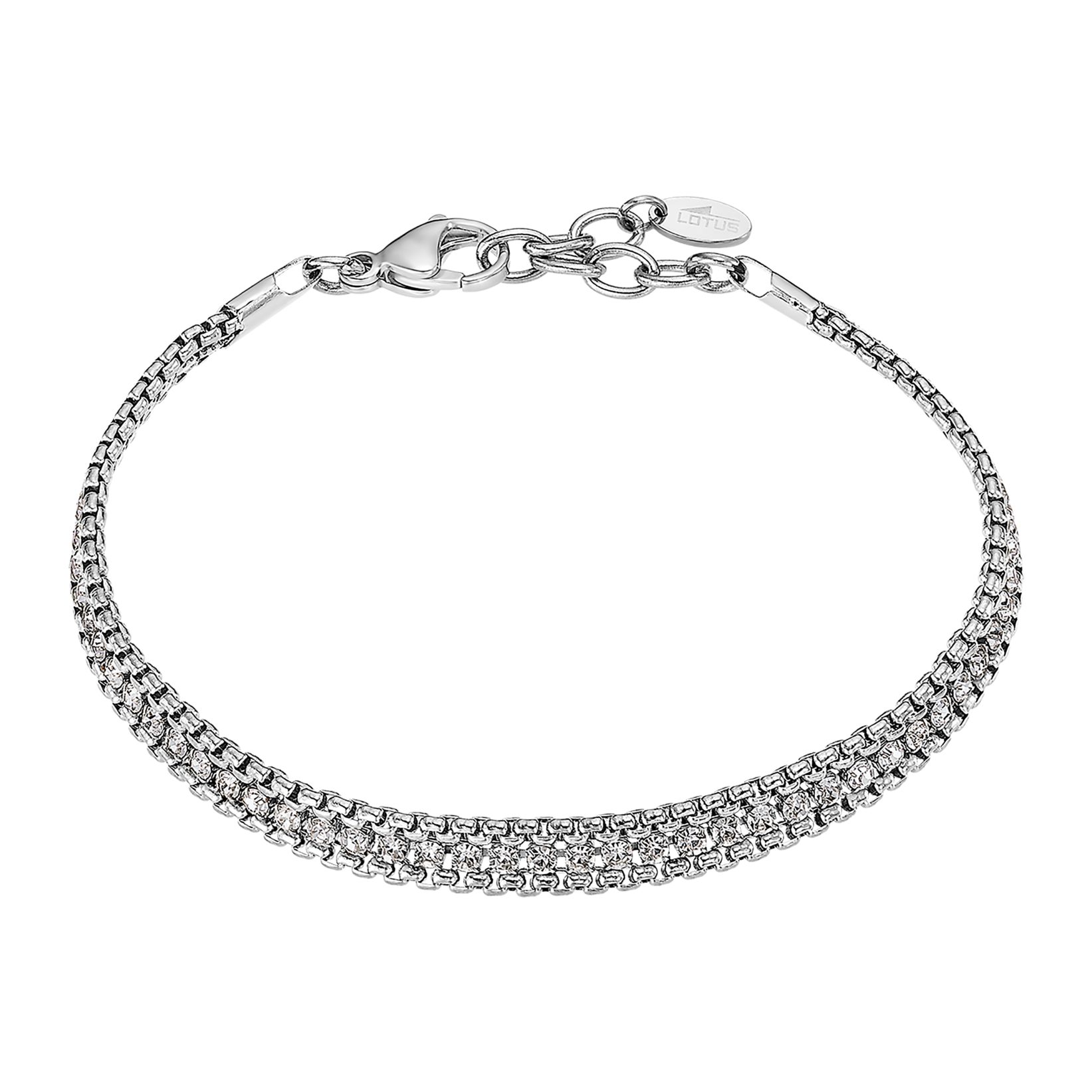 Lotus Armband Ionic, mit Glasstein