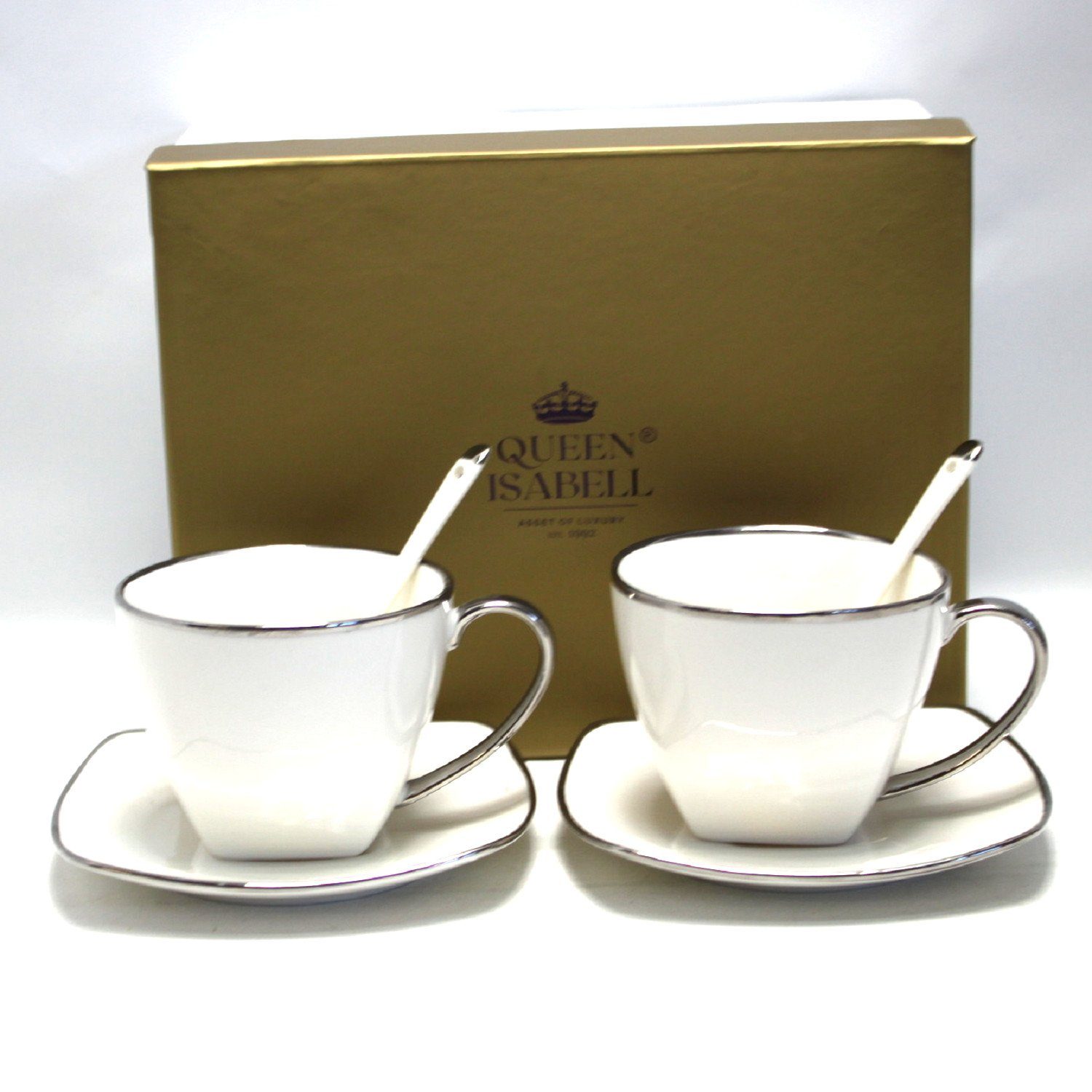 Isabell W23SV60-06358, Queen Porzellan-Kaffeetassen-Set Tasse