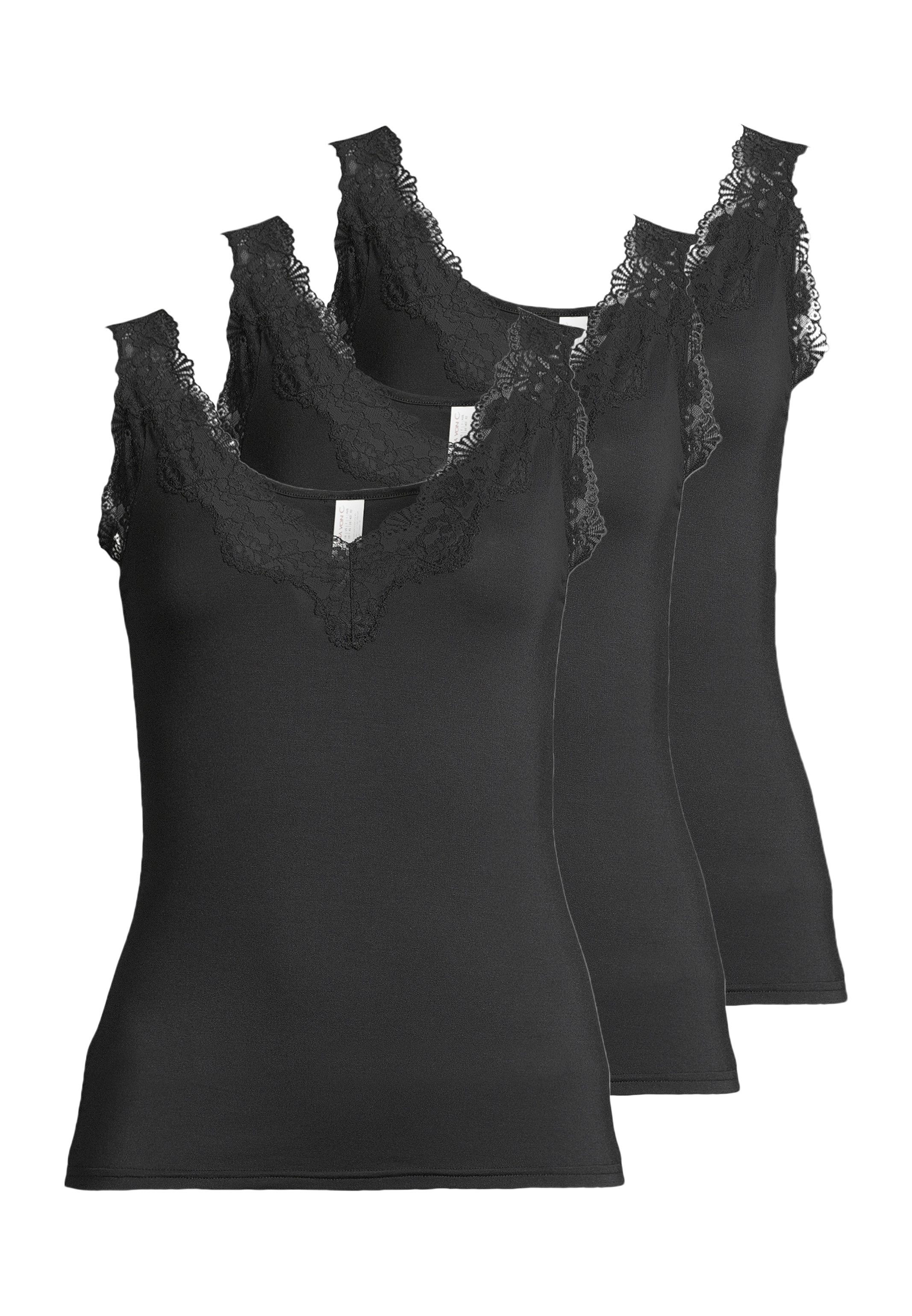 Nina Von C. Unterhemd 3er Pack Romance (Spar-Set, 3-St) Unterhemd / Top - A günstig online kaufen