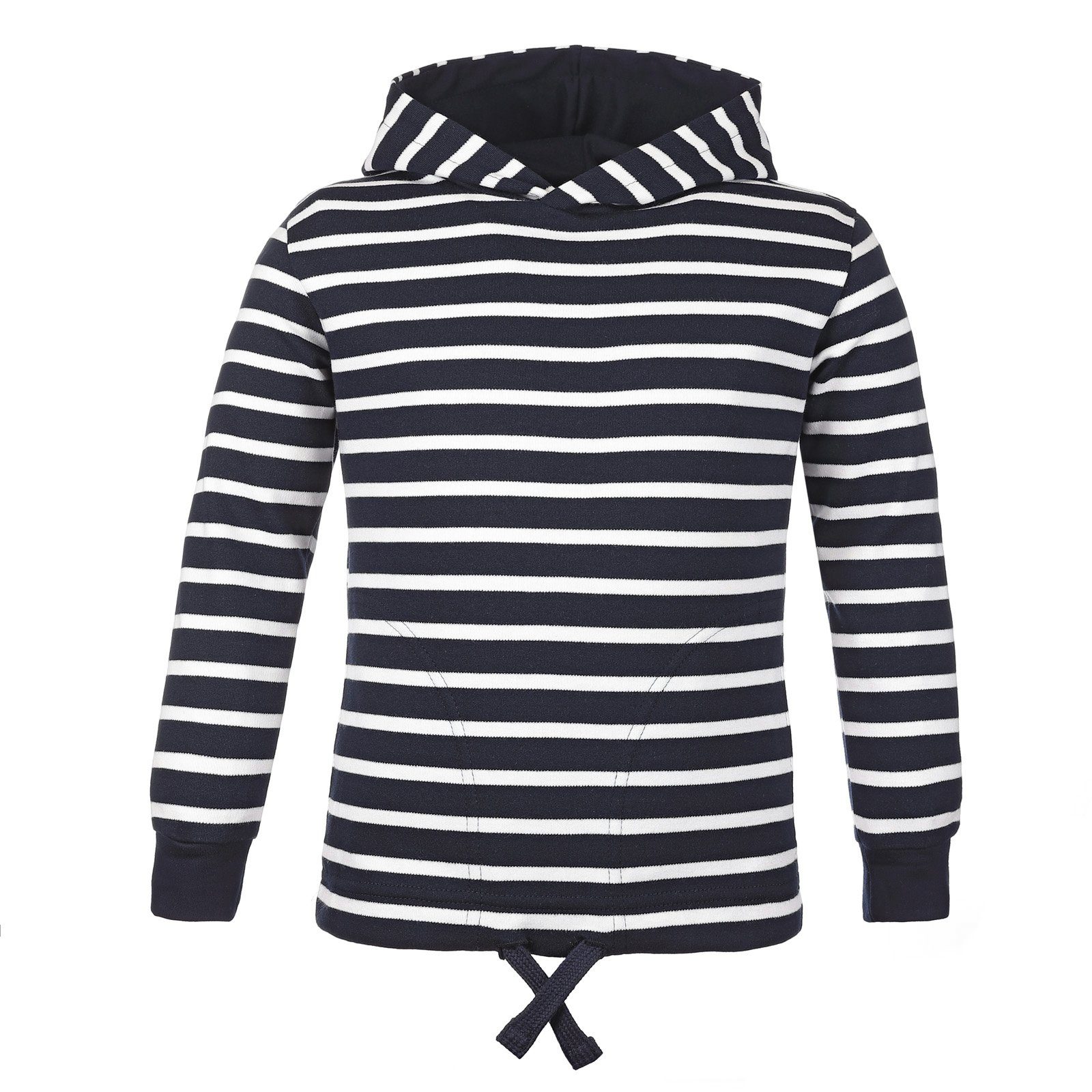 modAS Kapuzenpullover (1-tlg) Bretonisches Kinder Kapuzenshirt - Longsleeve gestreift aus Baumwolle