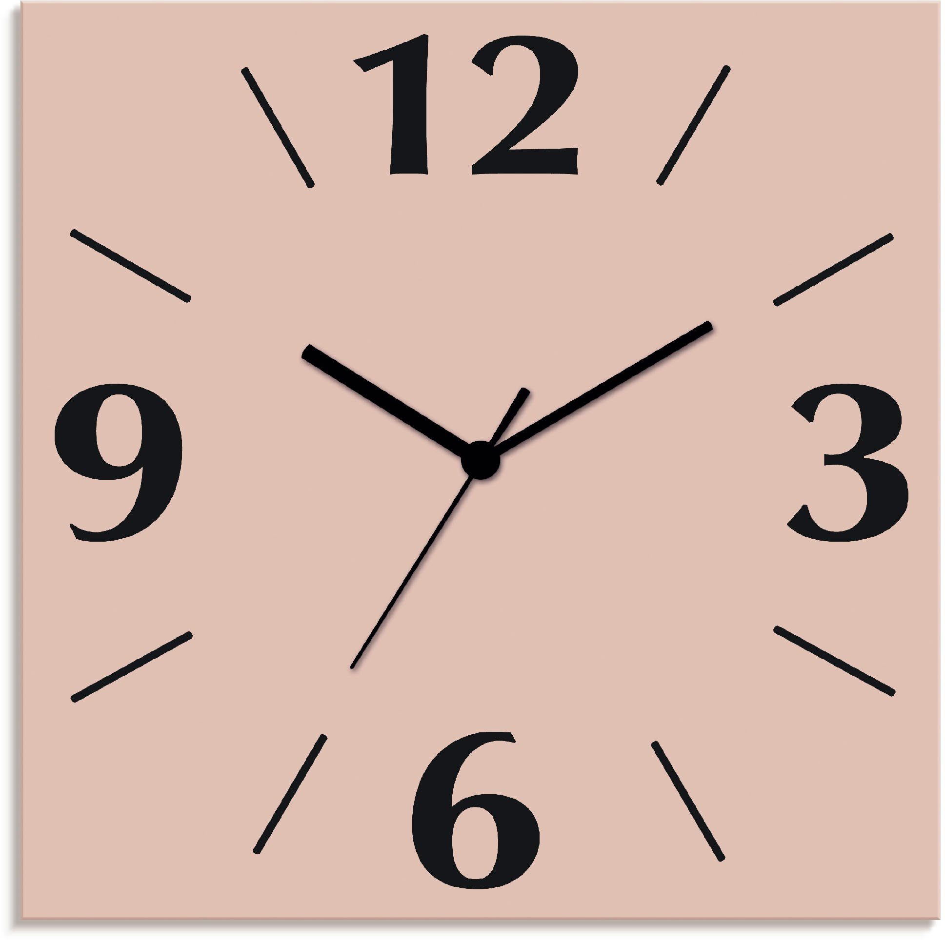 Artland Wanduhr Uni Trendfarben (wahlweise mit Quarz- oder Funkuhrwerk, lautlos ohne Tickgeräusche). € 33,90