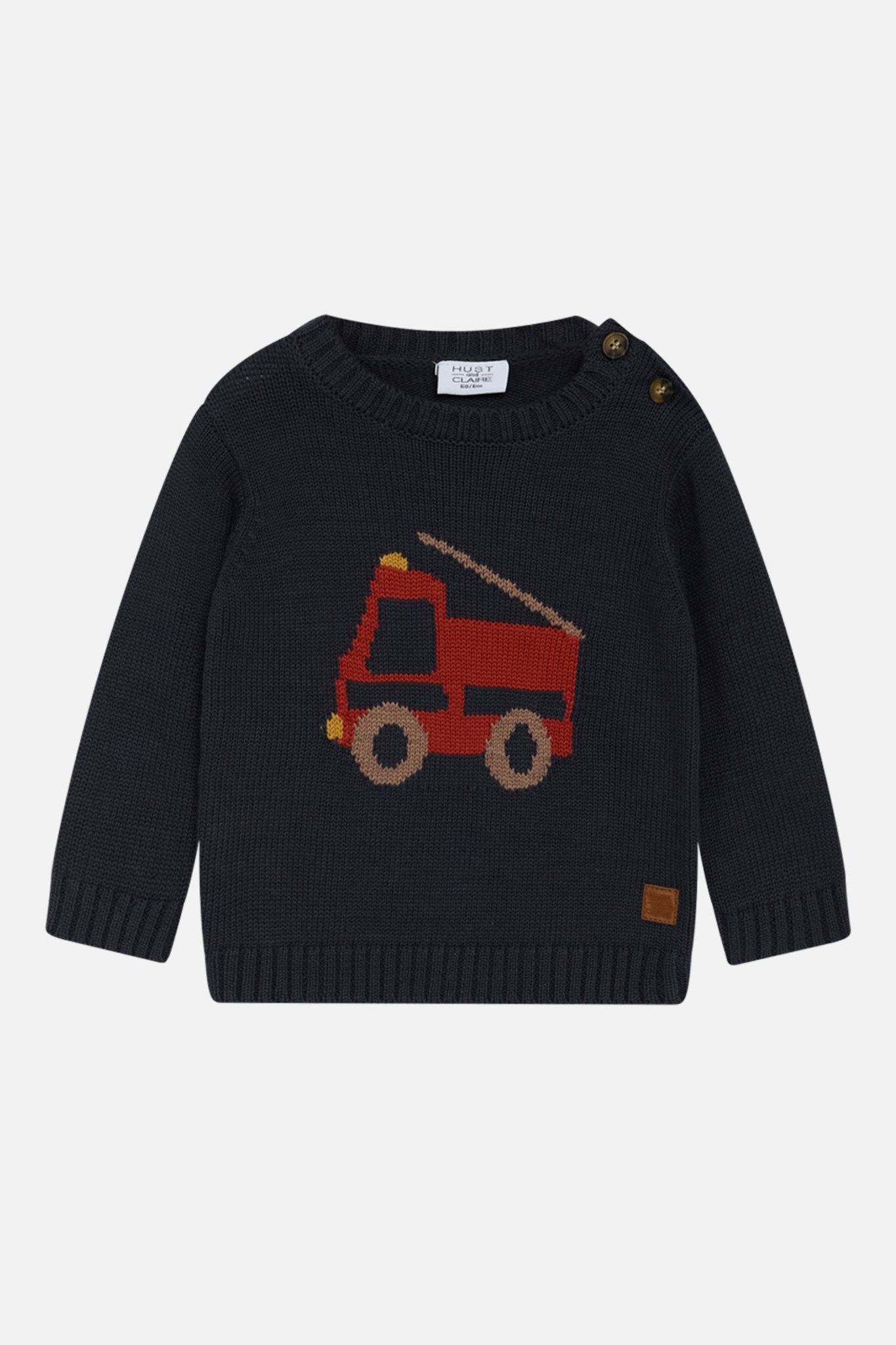 Hust & Claire Strickpullover Pilou (1-tlg) in Unifarbe