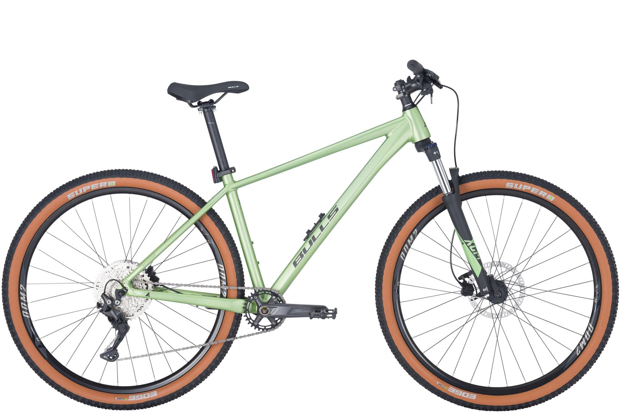 Bulls Mountainbike Bulls Copperhead 1 29'' grün 2024, 10 Gang SHIMANO Deore RD-M5120 shadow+, Kettenschaltung