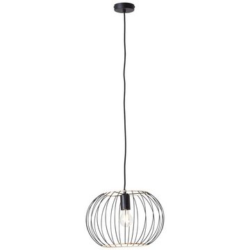 Brilliant Pendelleuchte Silemia, Lampe, Silemia Pendelleuchte 1flg schwarz matt, 1x A60, E27, 52W, Kabe