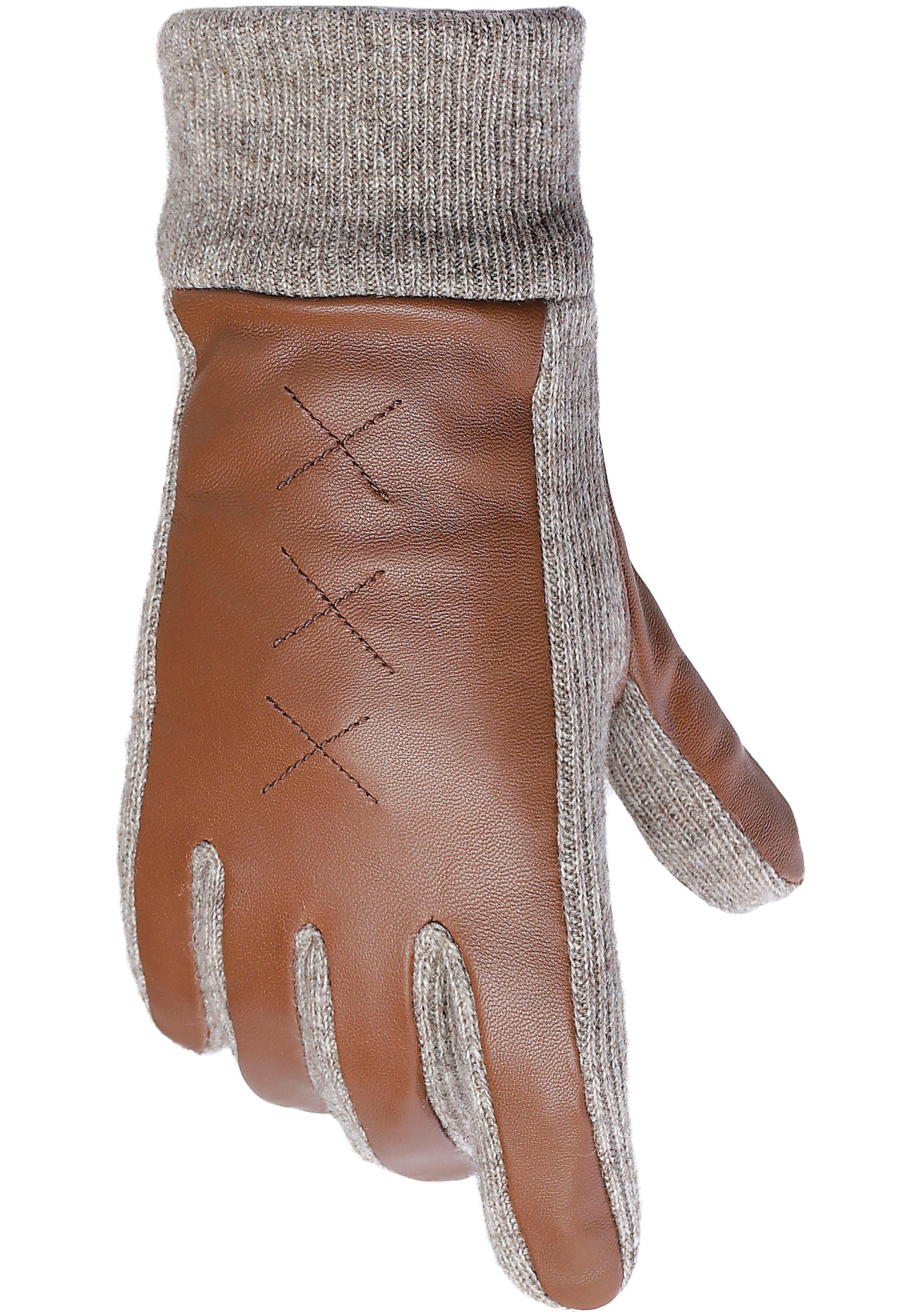 PEARLWOOD Strickhandschuhe SMILLA (1 Paar) weiches Fleece-Innenfutter, Temp günstig online kaufen