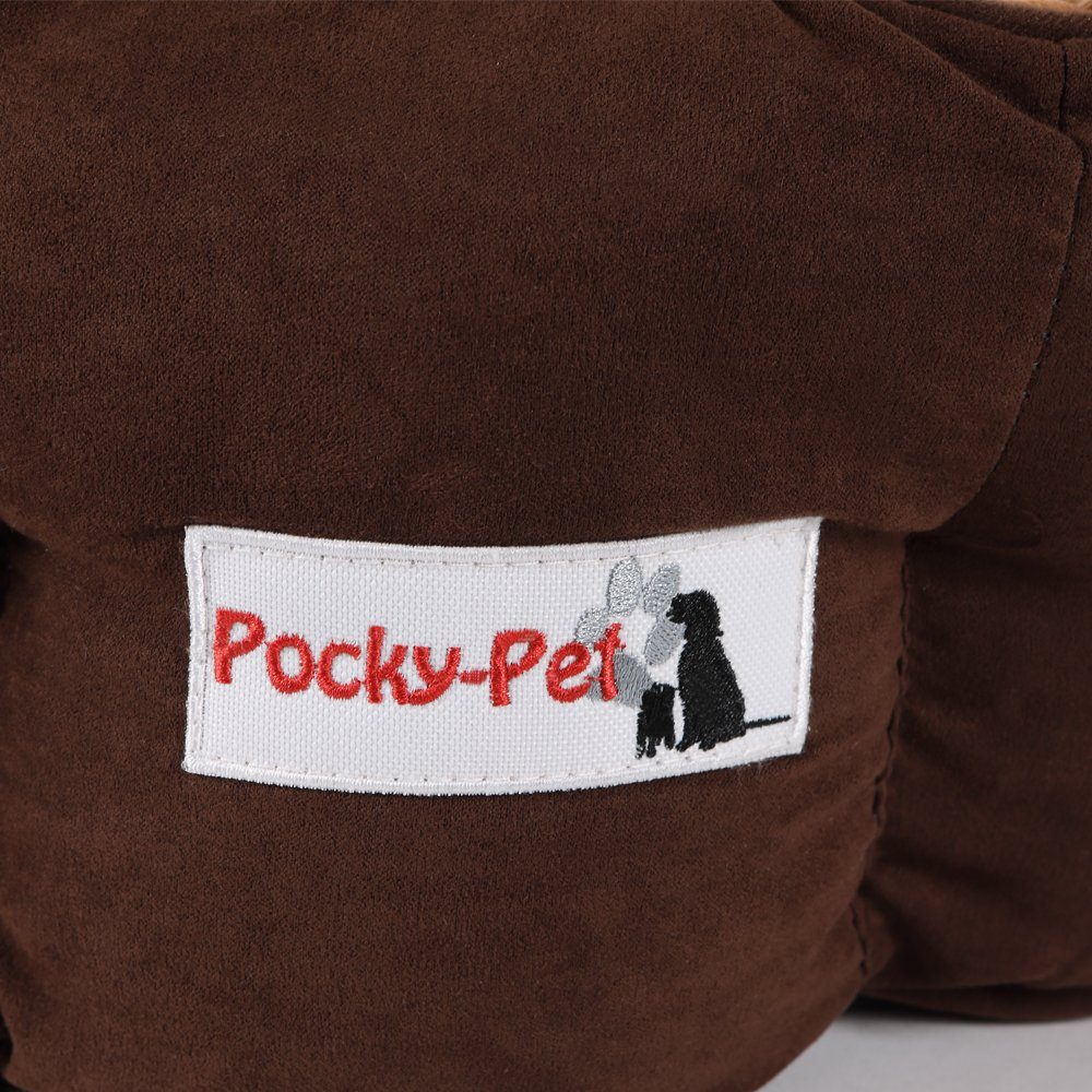Home4Living Hundekorb Hundebett braun 72x62cm Hundekissen günstig online kaufen