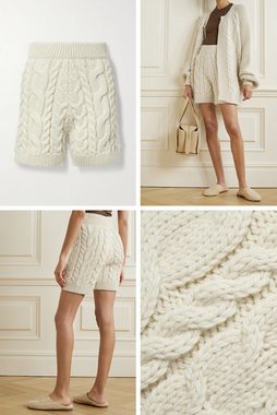 MR MITTENS Shorts MR MITTENS Cable Knit Wool Strick Shorts Wolle Zopfstrick Kurze Hose B