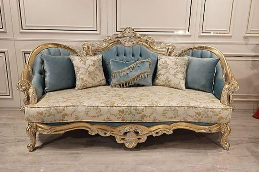 JVmoebel Sofagarnitur stilvoll Stil Sofa, Chesterfield Couch Barock Neu Klassische