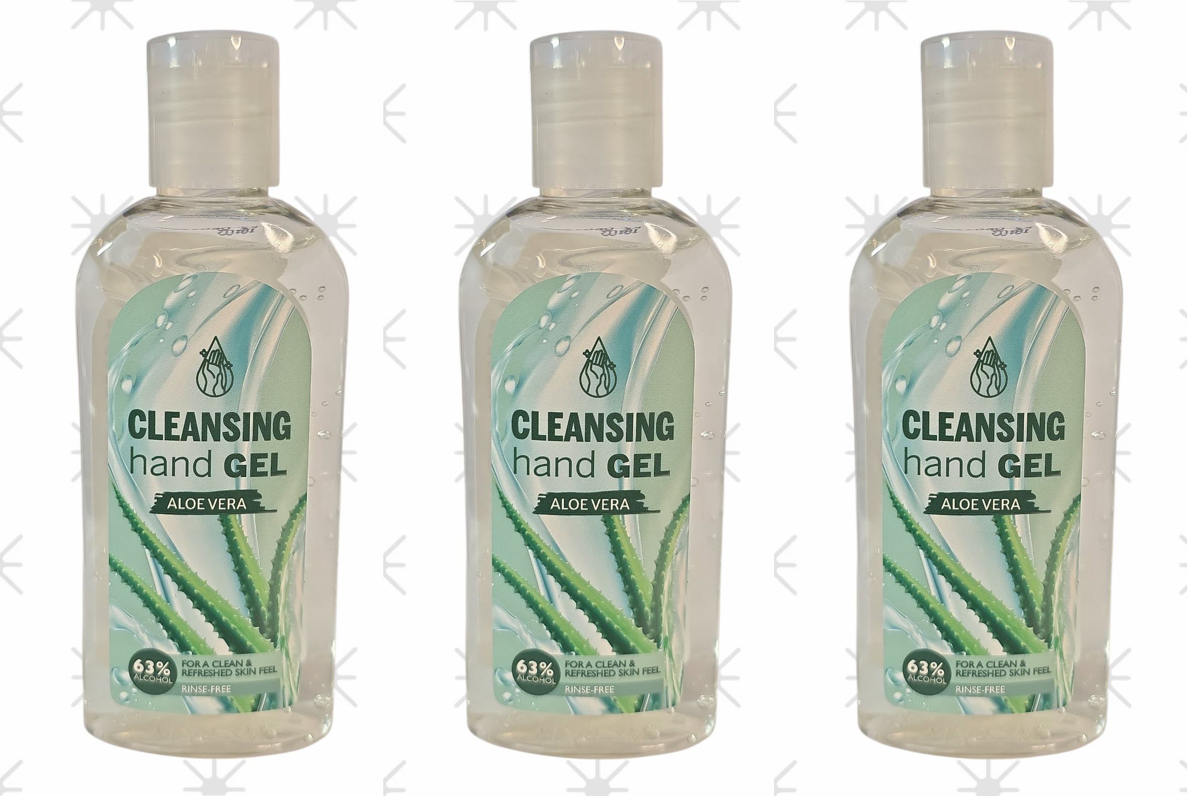 Spectrum Handgel Cleansing antibakterielles Desinfektions-Handgel 3er Pack